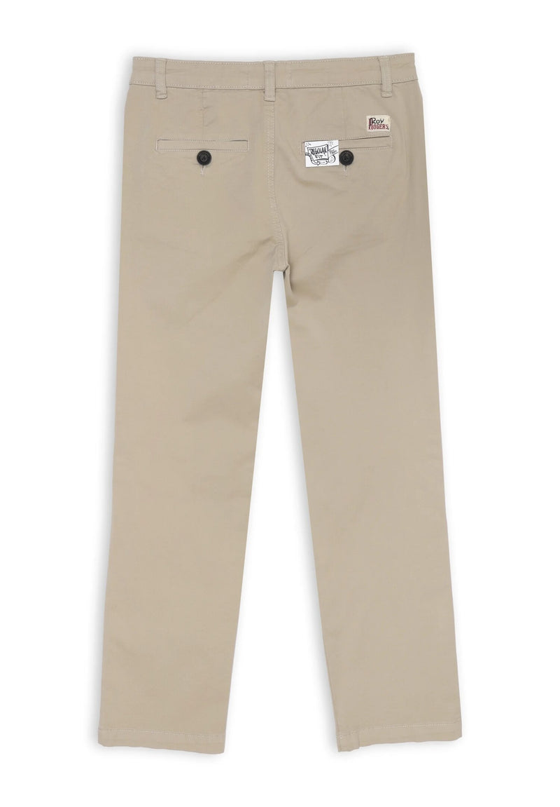 Roy Rogers - Slim Fit Chino Pants Kids Beige - Spring Summer 2025 - BEIGE | CammarataMode