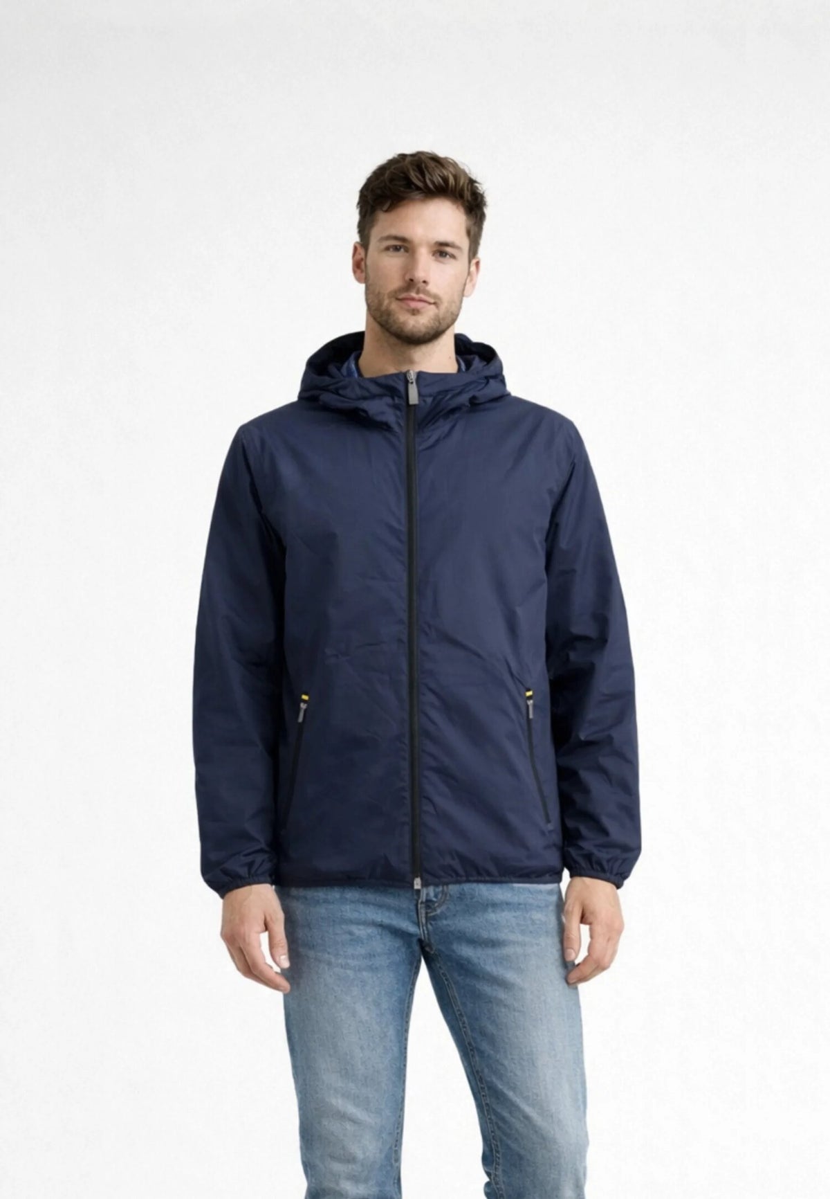 Ciesse Piumini Giubbotto Leggero Con Cappuccio Blu Uomo CASPER_