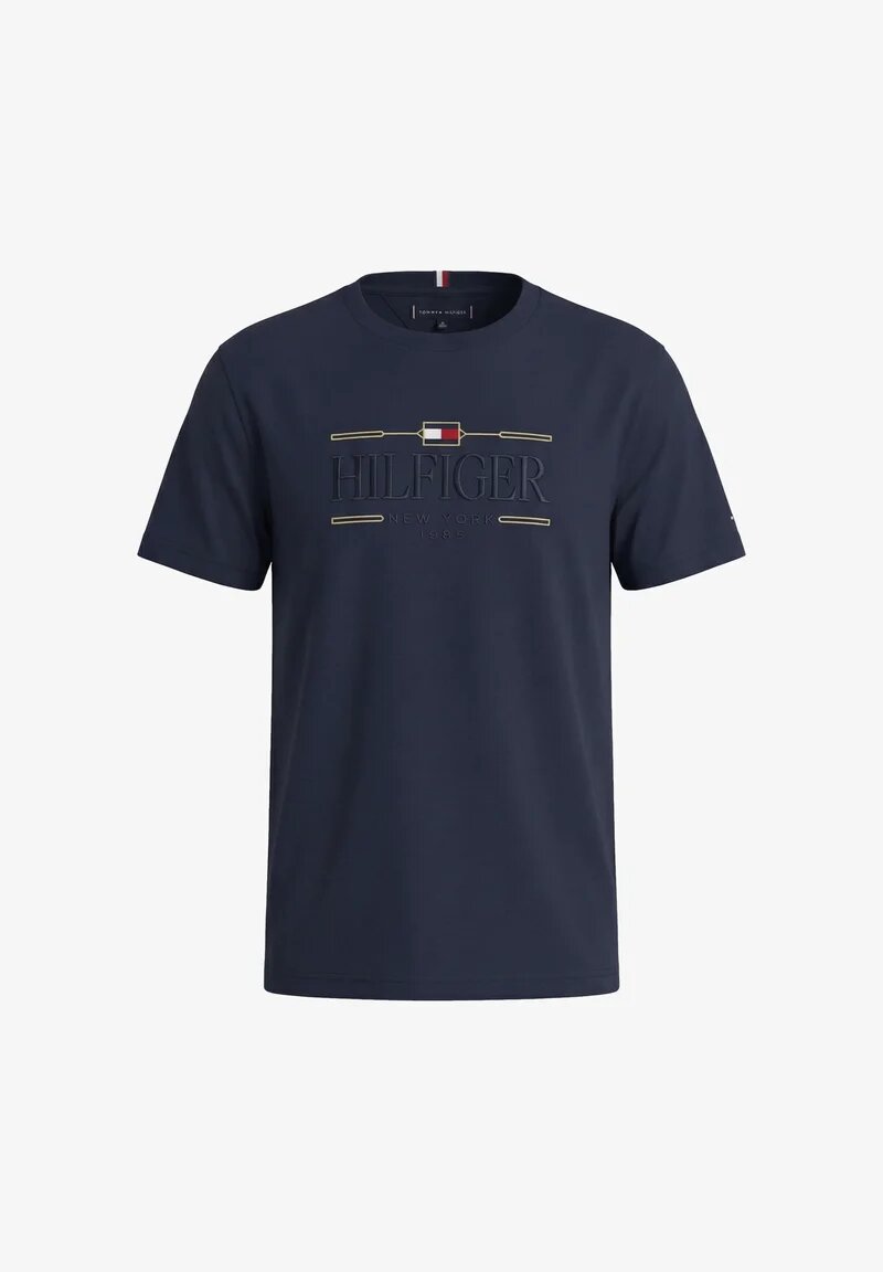Tommy Hilfiger Tshirt Ragazzo Blu Girocollo Sportivo In Cotone KB0KB10360C1G_
