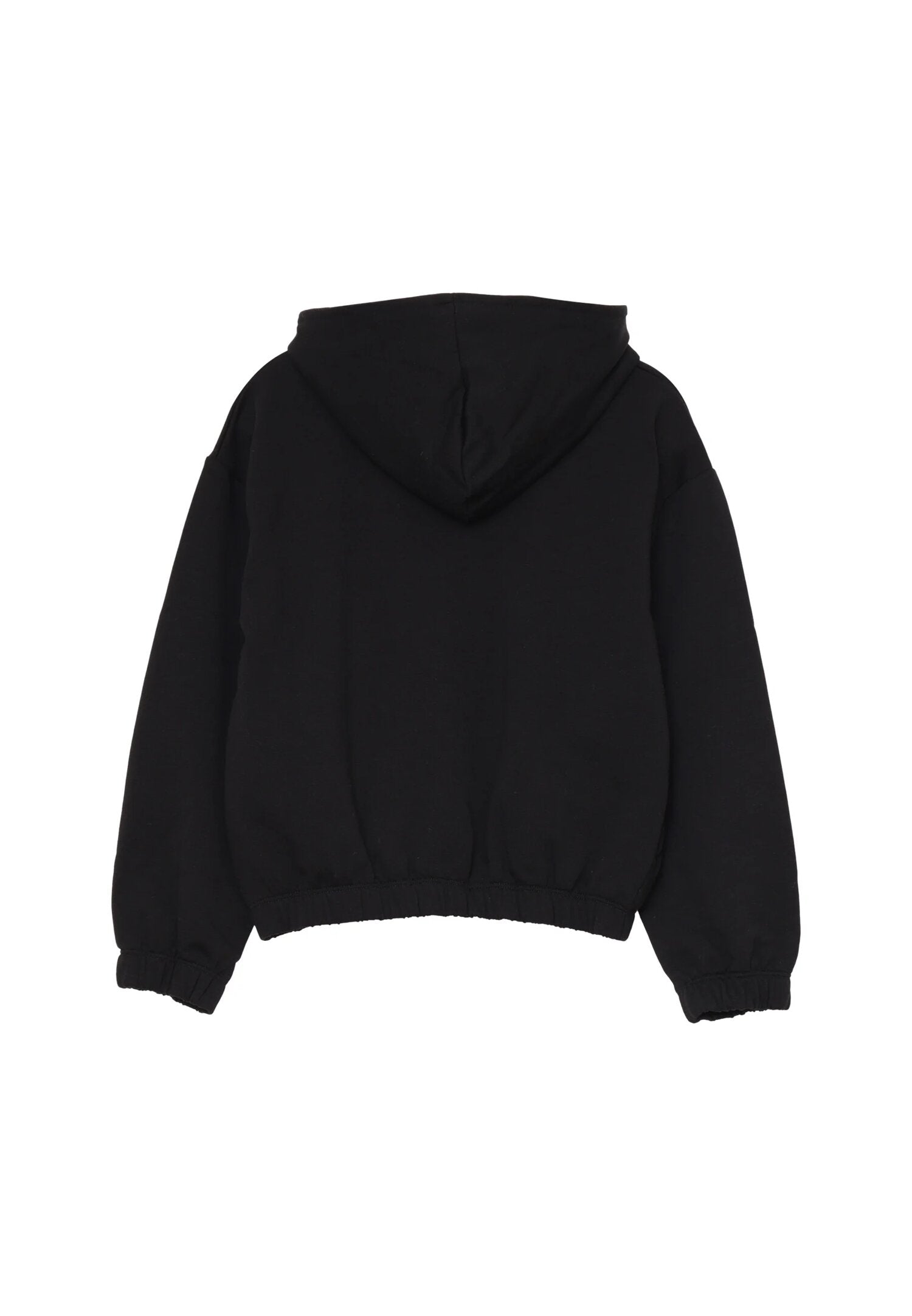 Dimensione Danza Tuta Nero Bambina Con Zip In Cotone Con Cappuccio Sportivo