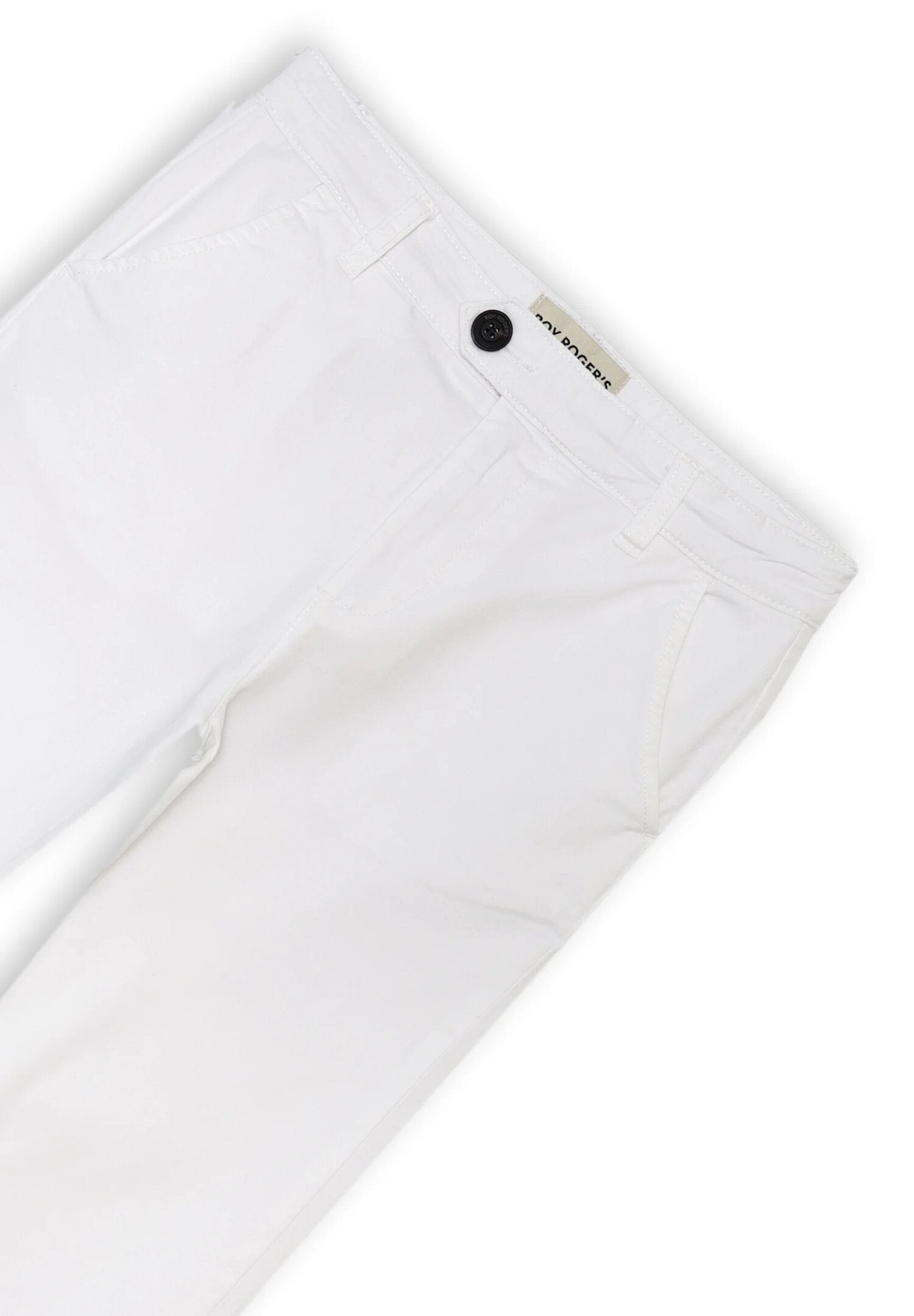 Roy Rogers - Pantaloni chino slim bambino bianchi - Primavera Estate 2025 | CammarataMode