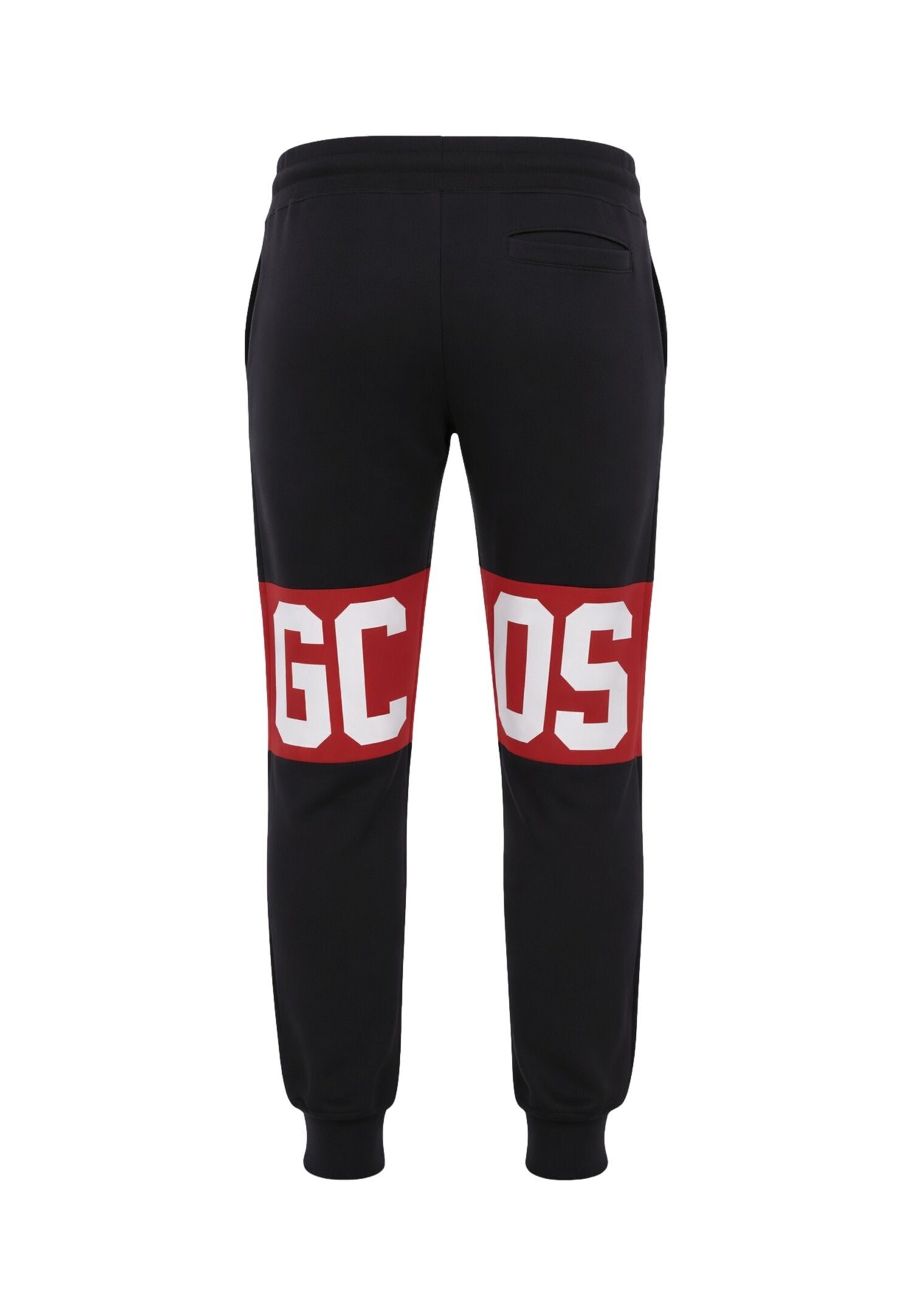Gcds Pantalone Tuta Nero Bambino Vita Regolabile Sportivo In Cotone 743333_