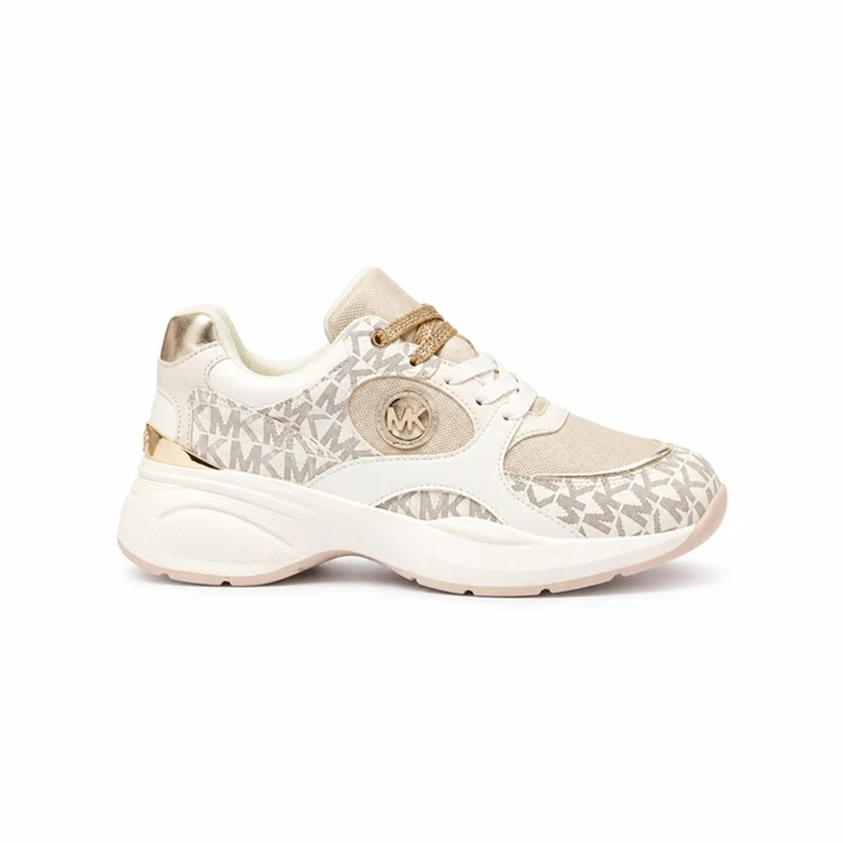 Michael Kors Zuma Sneakers Crema Bambina Monogram