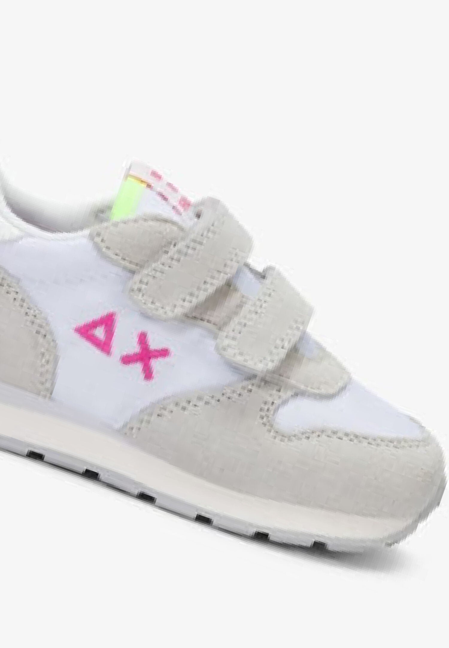 Sun68 Kids Scarpe Bianche Con Logo Fuxia e Strappi Bambina Z36401B_