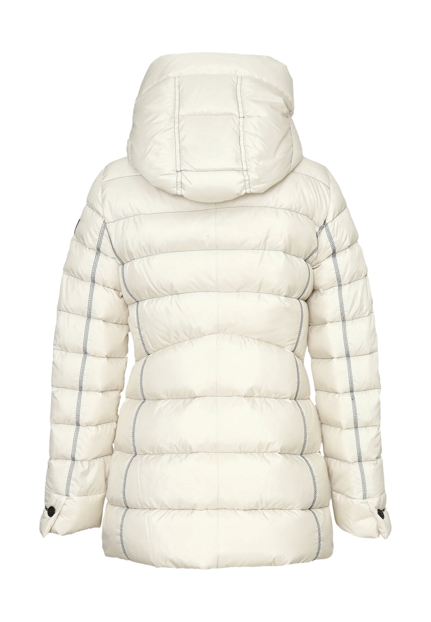 Peuterey Giubbotto Panna Bambina In Nylon Con Cappuccio Invernale AI25