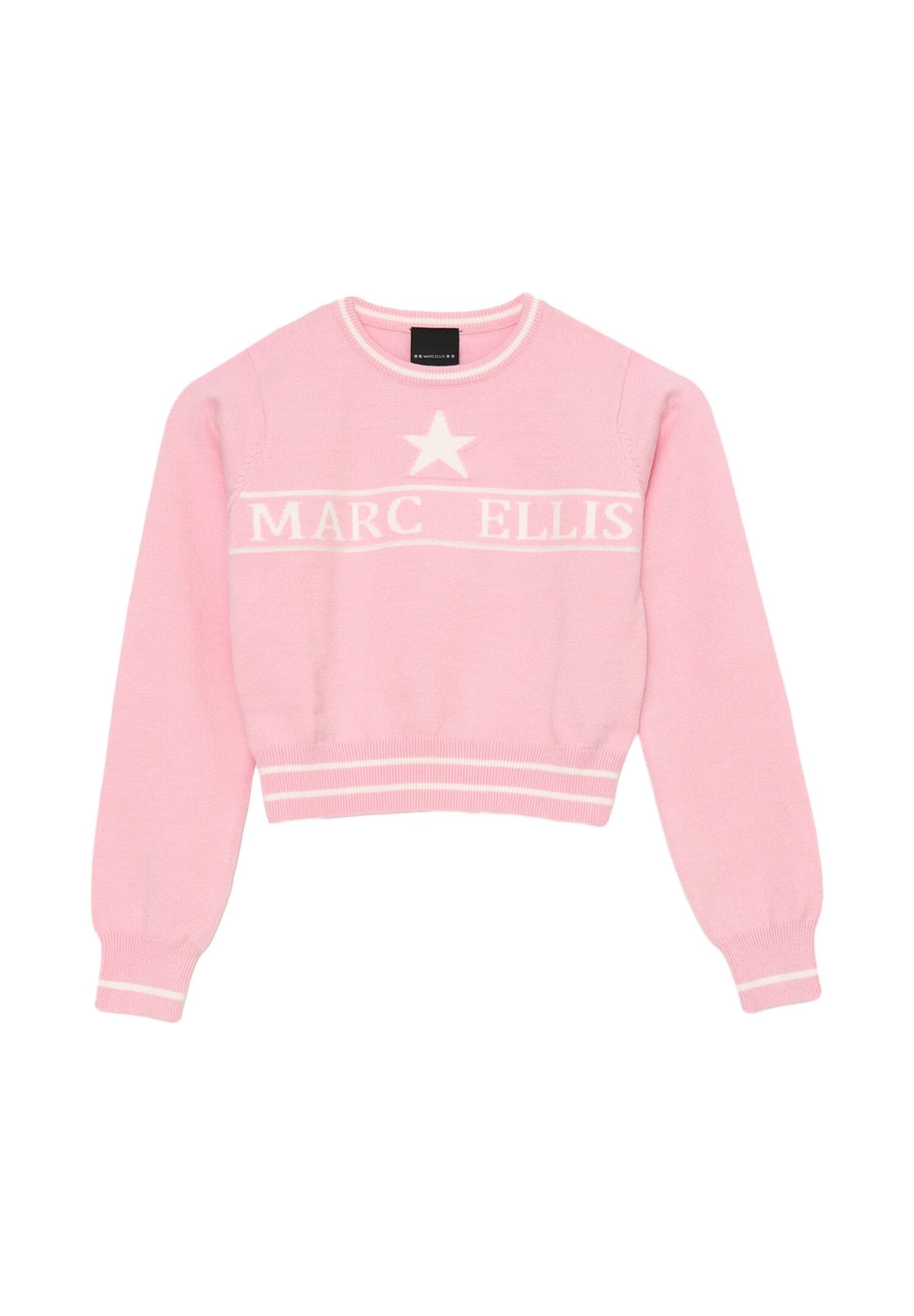 Marc Ellis Completo Rosa Bambina Con Gonna In Maglia Girocollo Elegante AI25