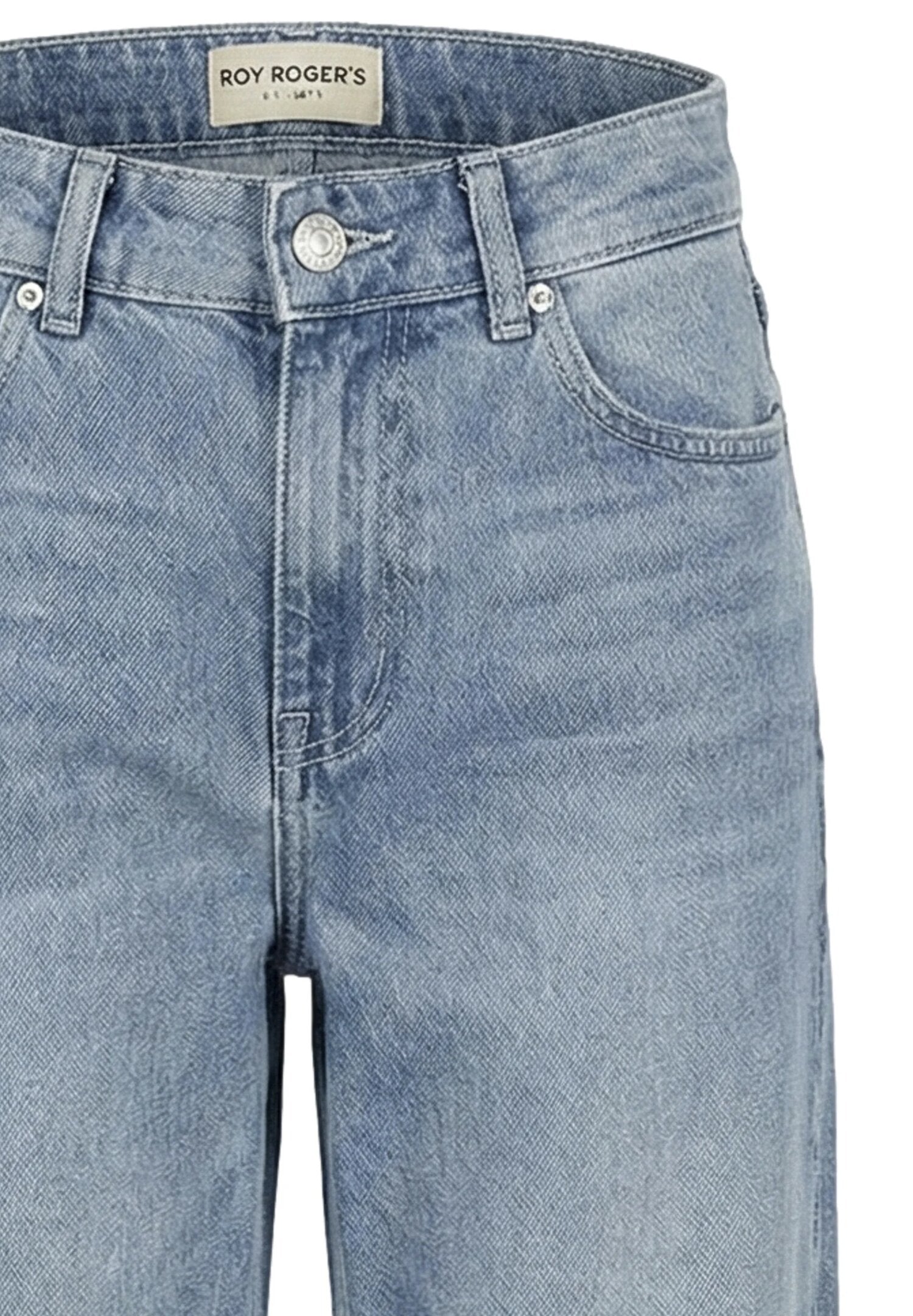 Roy Roger's Jeans Denim Chiaro Larghi Wide Leg Bambina RG159_