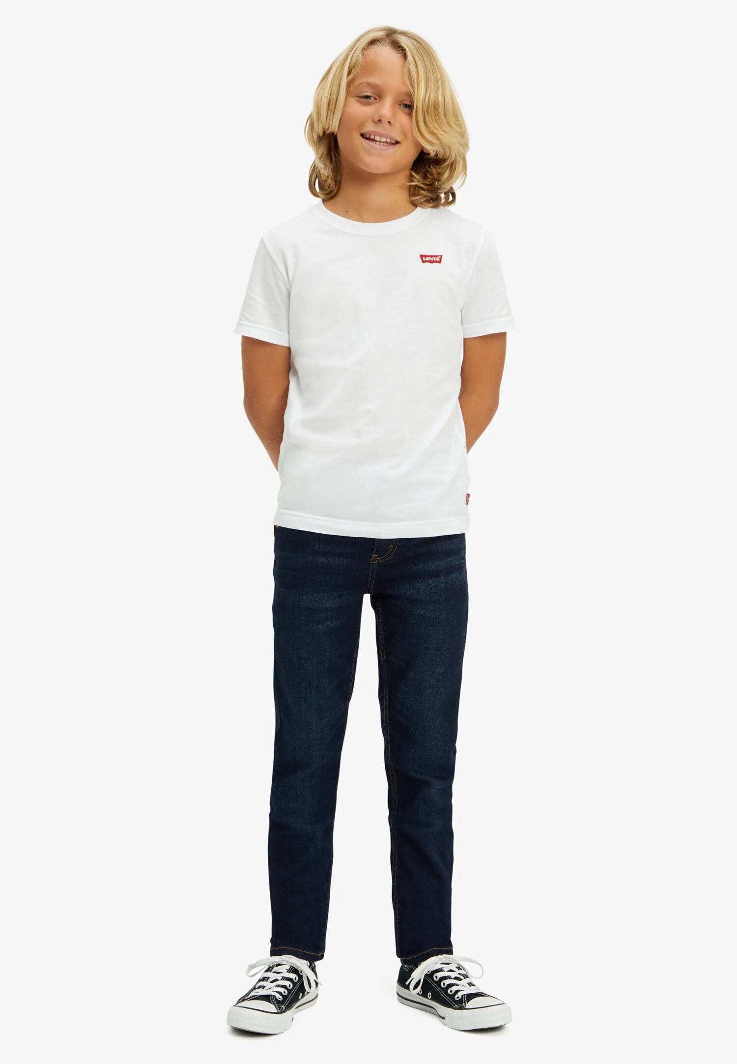 Levi’s 512 Jeans Bambino Slim Fit – Denim Scuro Elasticizzato