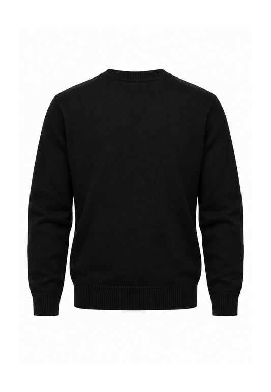 Diesel MAGLIONCINO NERO CON LOGO EFFETTO SCUCITO Bambini e ragazzi KONZI.NE_