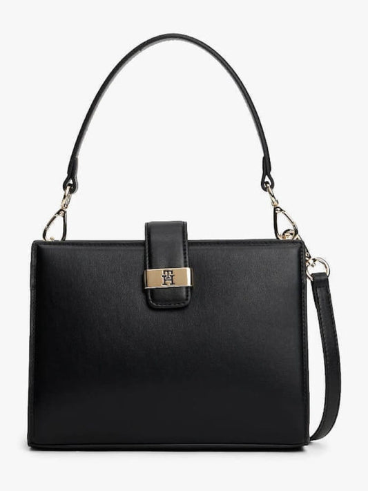 Tommy Hilfiger borsa nera donna mini logo