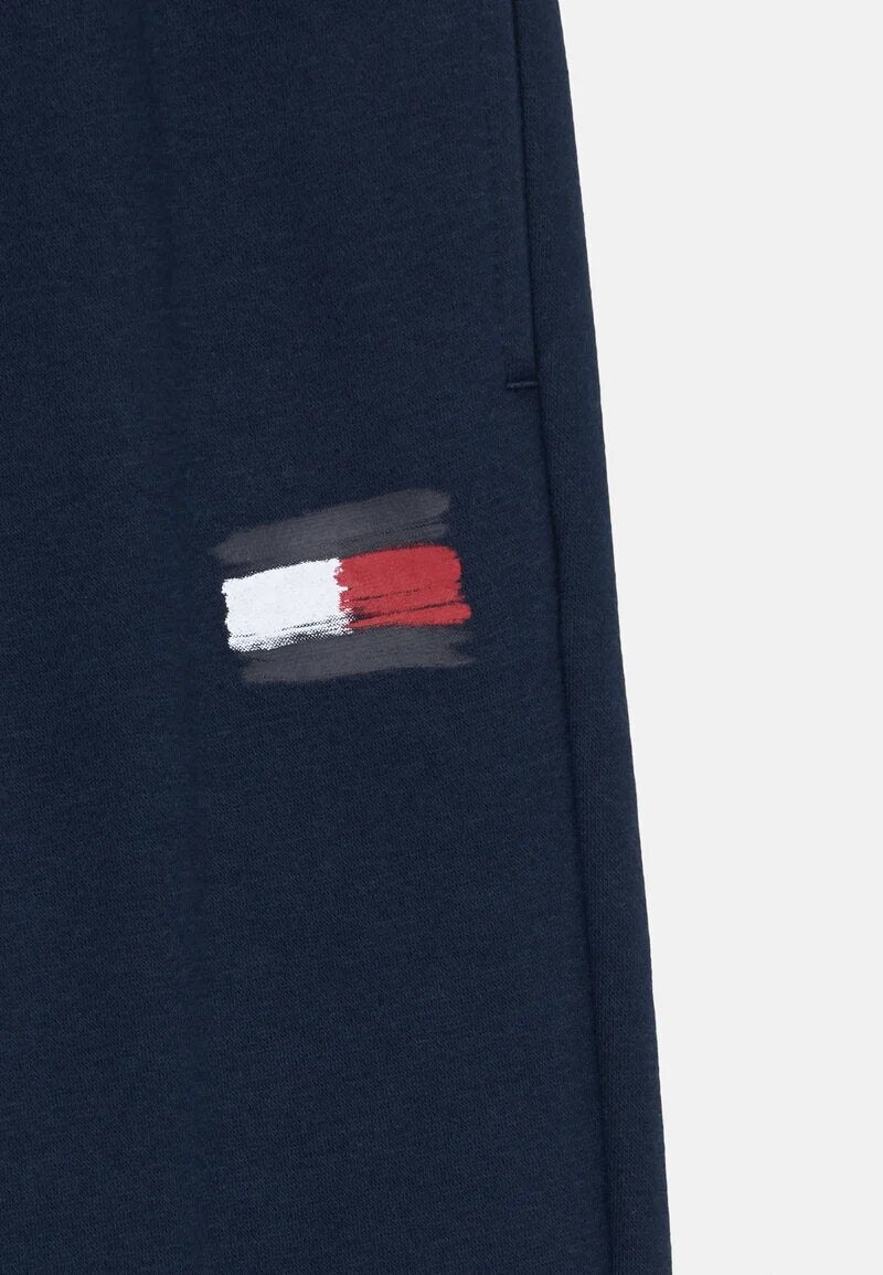 Tommy Hilfiger Flag – Pantaloni Sportivi Bambino Blu Navy