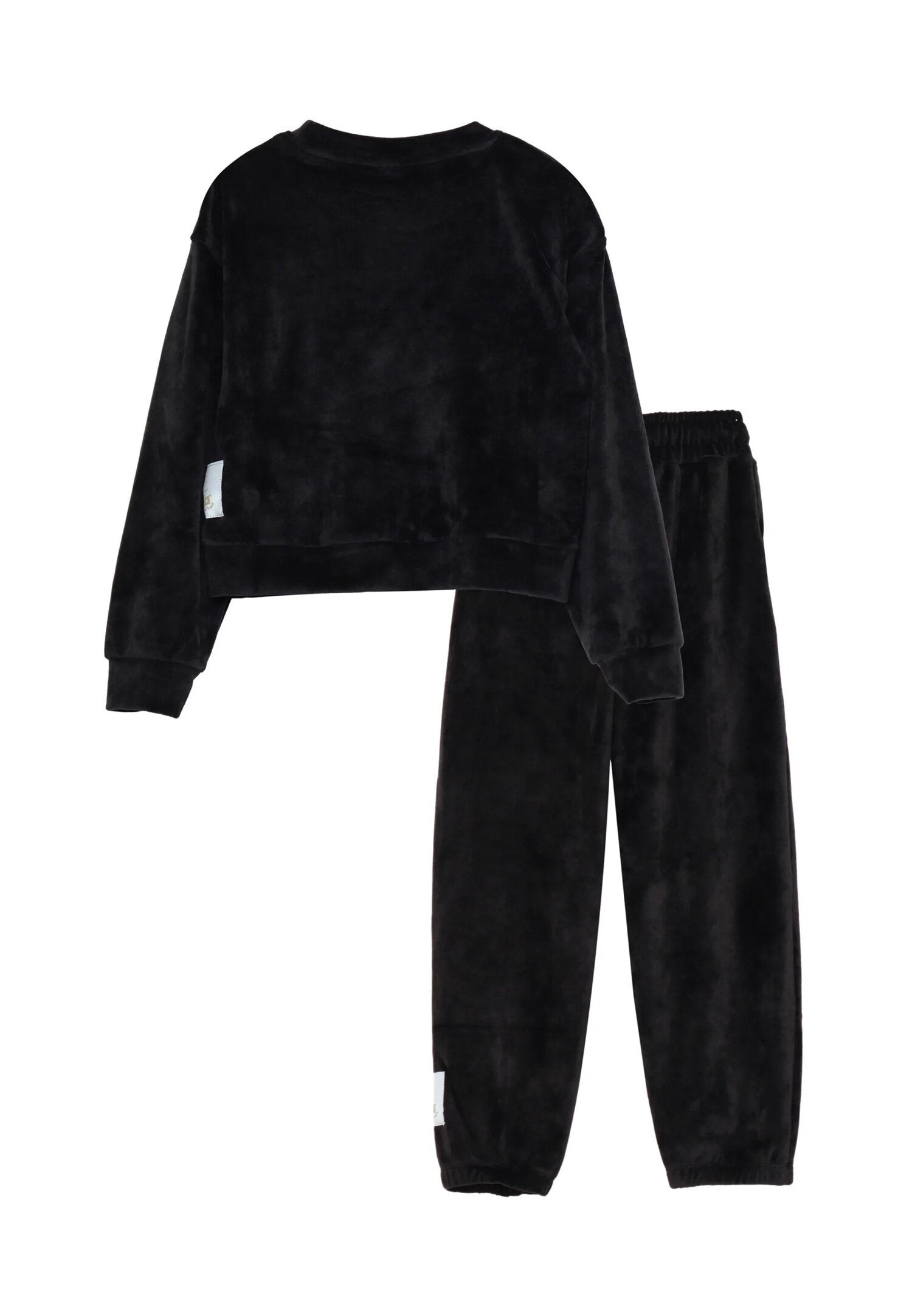 Dimensione Danza Completo Nero Ciniglia Bambina Tessuto Girocollo invernale AI