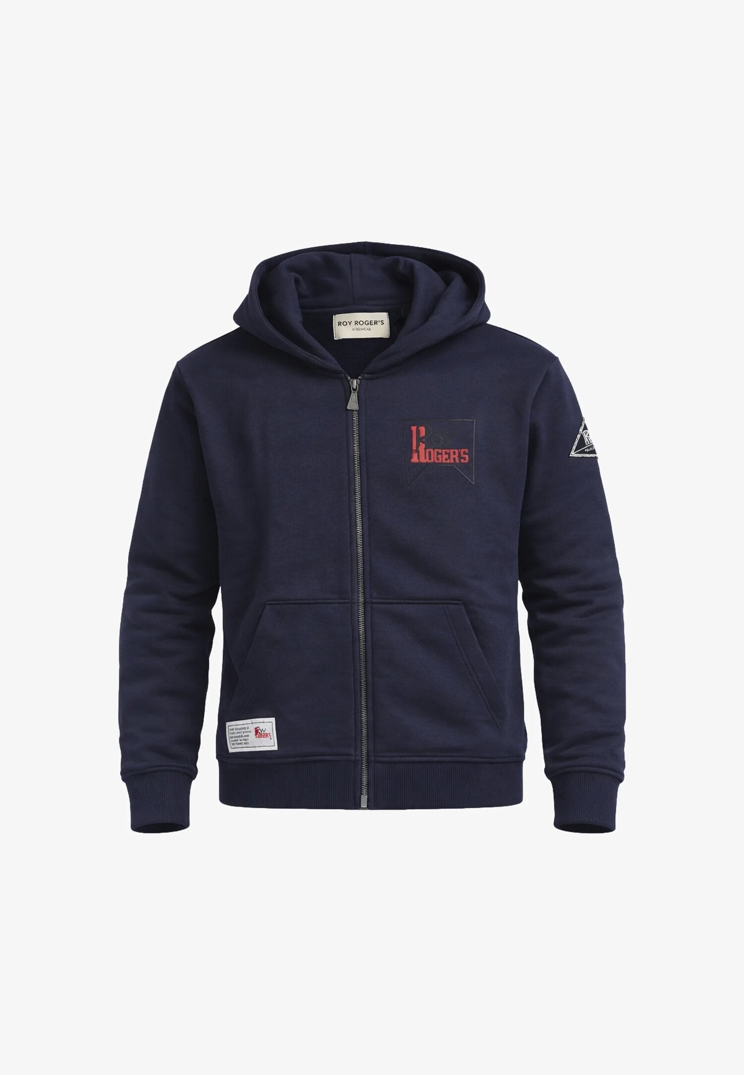 Roy Roger's Felpa Con Zip Blu Bambino RG101_