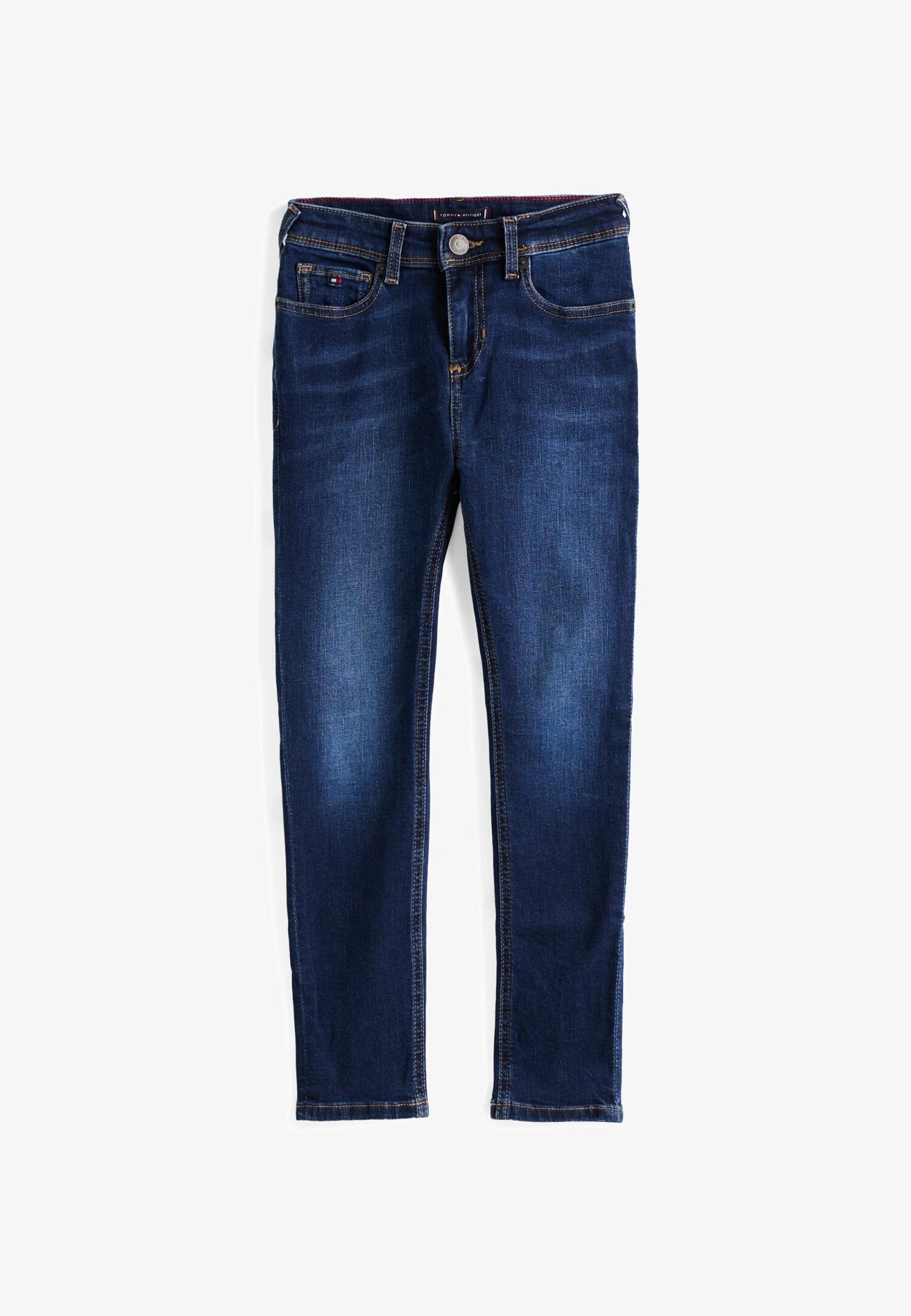 Tommy Hilfiger Jeans Denim Scuro Ragazzo Vita Regolabile Quotidiano PE26