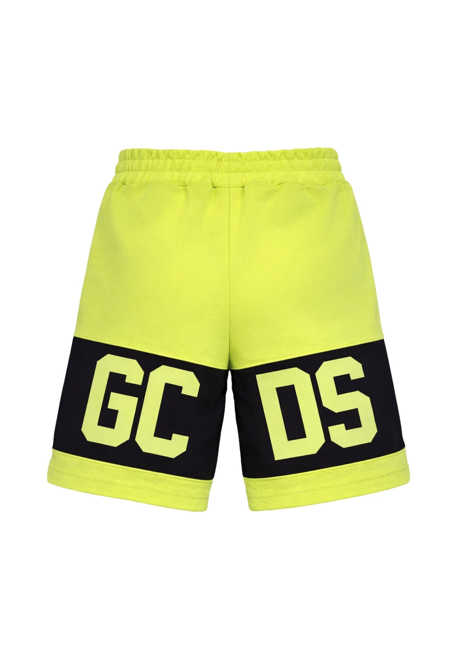 Gcds Bermuda Verde Lime Bambino-Ragazzo Vita Regolabile Sportivo In Cotone 74