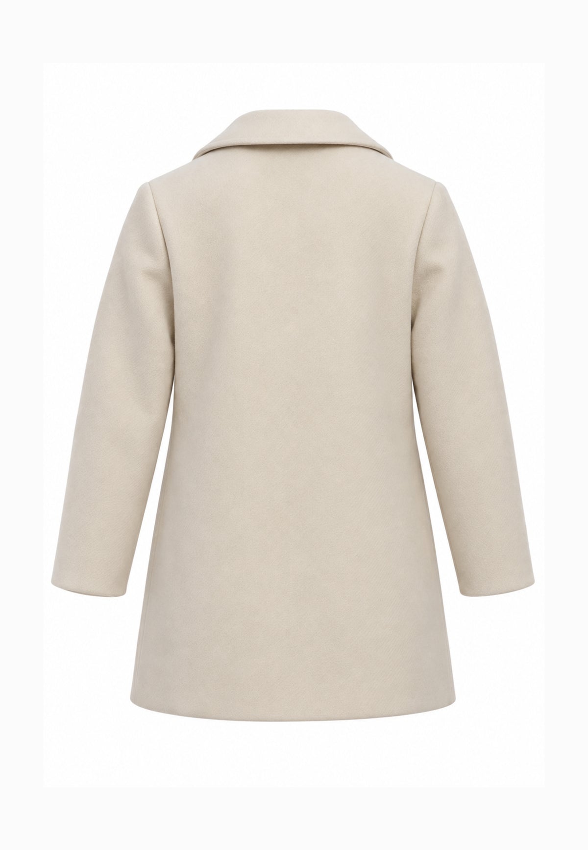 Kocca cappotto panna con bottoni linea dritta Bambine e ragazze yolando.panna_