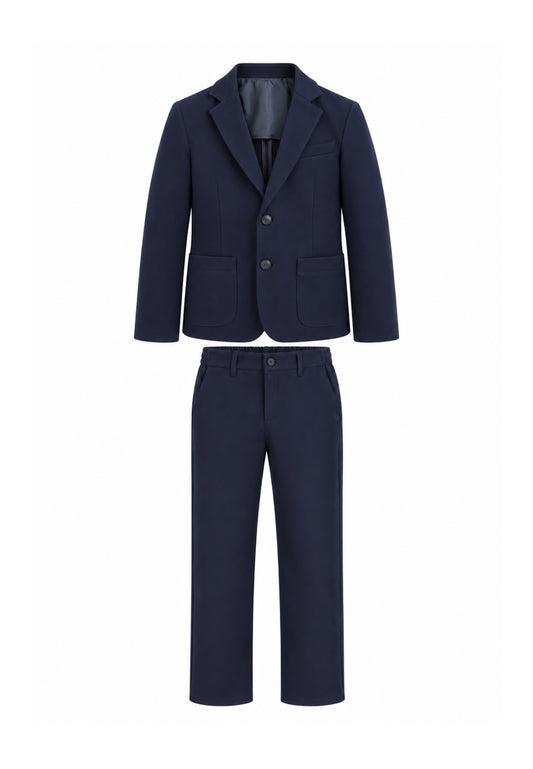 OVERD ABITO BLU ELEGANTE CON PANTALONE LARGO Bambini e ragazzi OK1964SGC+OK261794SPN.BLU_