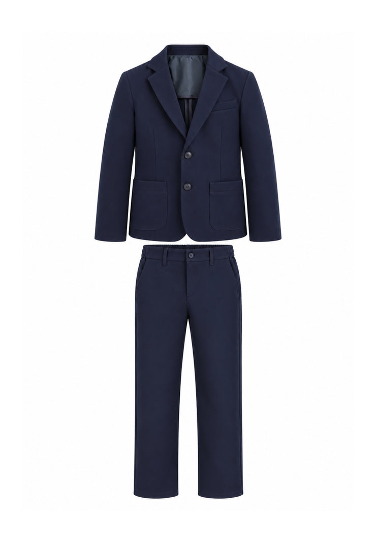 OVERD ABITO BLU ELEGANTE CON PANTALONE LARGO Bambini e ragazzi OK1964SGC+OK261794SPN.BLU_