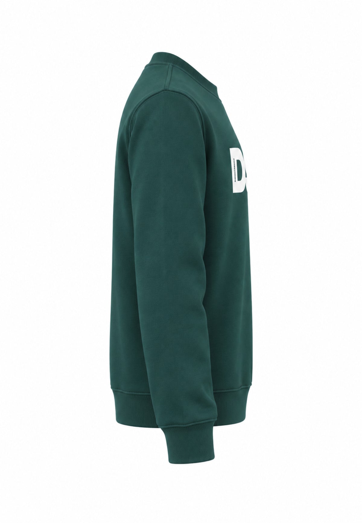 DS2 FELPA VERDE A GIROCOLLO CON LOGO CENTRALE Bambini e ragazzi F62K281.VER_