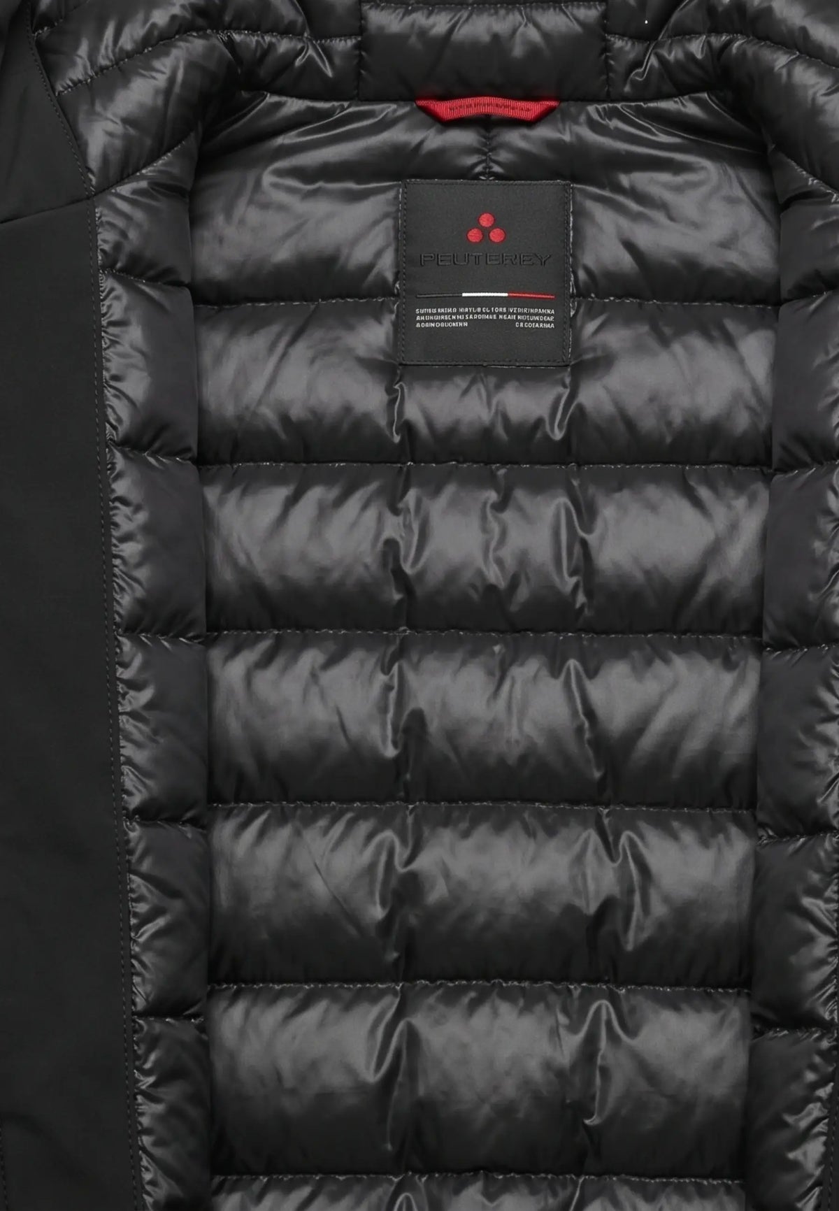 Peuterey GIUBBOTTO NERO SOFT SHELL CON CAPPUCCIO Bambini e ragazzi LOGE SRTR GRS 04 KID.NE_