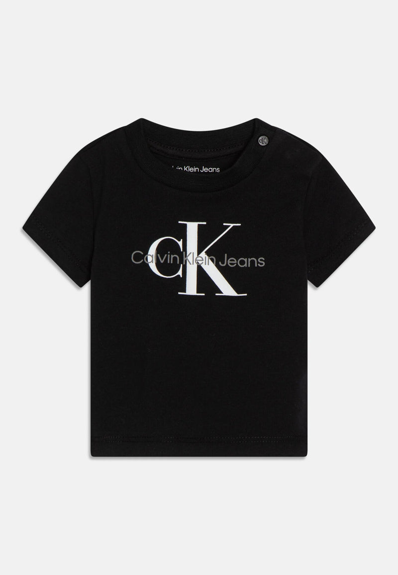 Calvin Klein Baby Black Short Sleeve T-Shirt - BLACK | CammarataMode