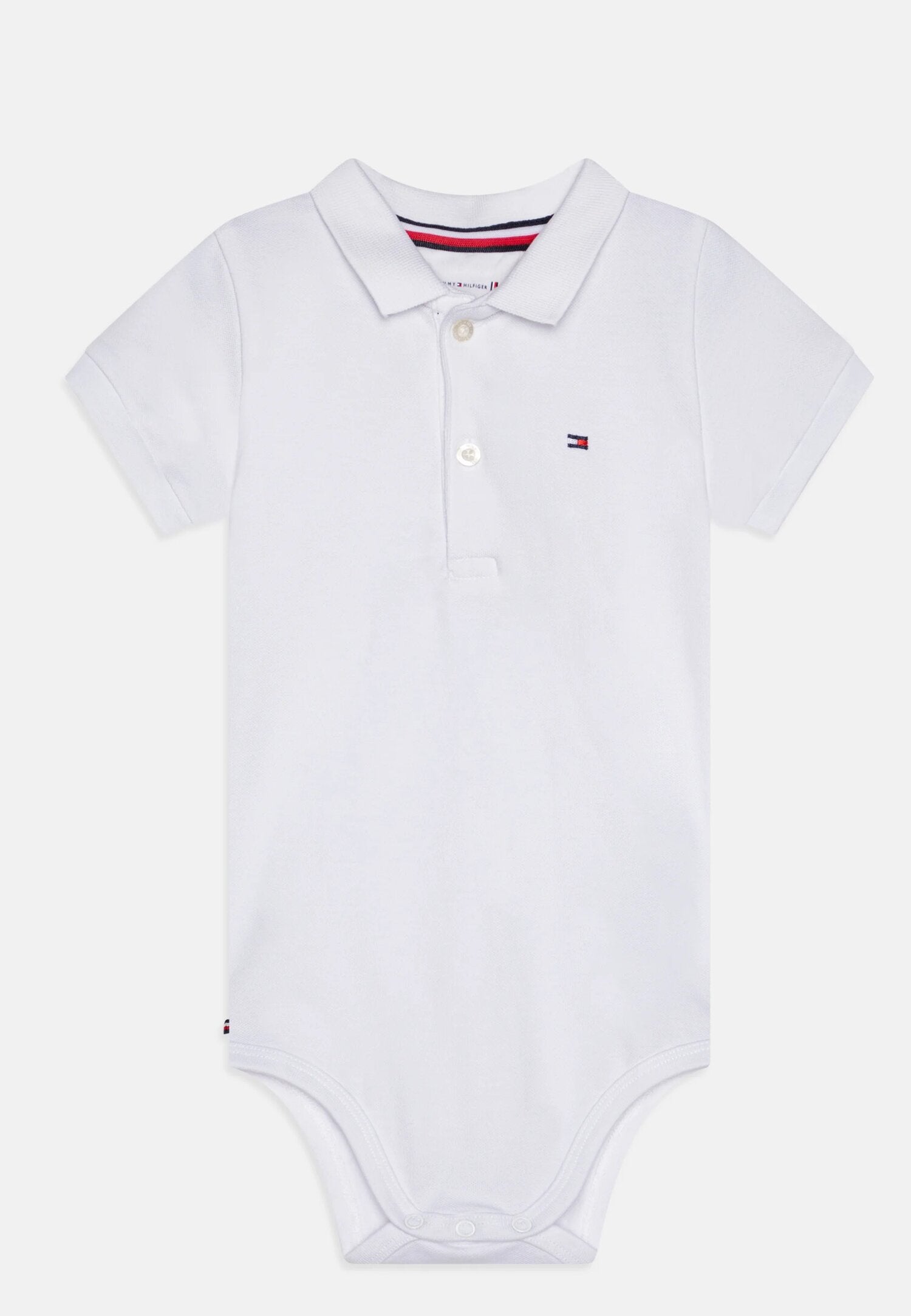 Polo Tommy Hilfiger Bianca in Piquè per Neonati | CammarataMode