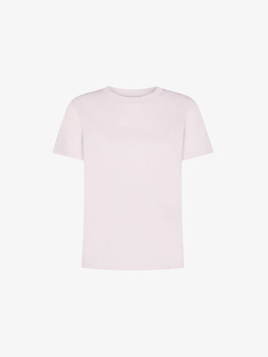 Sun68 tshirt rosa donna logo con strass sul petto