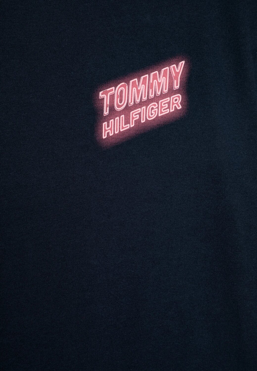 Tommy Hilfiger T-shirt Neon Graphic da Bambino – Cotone Navy