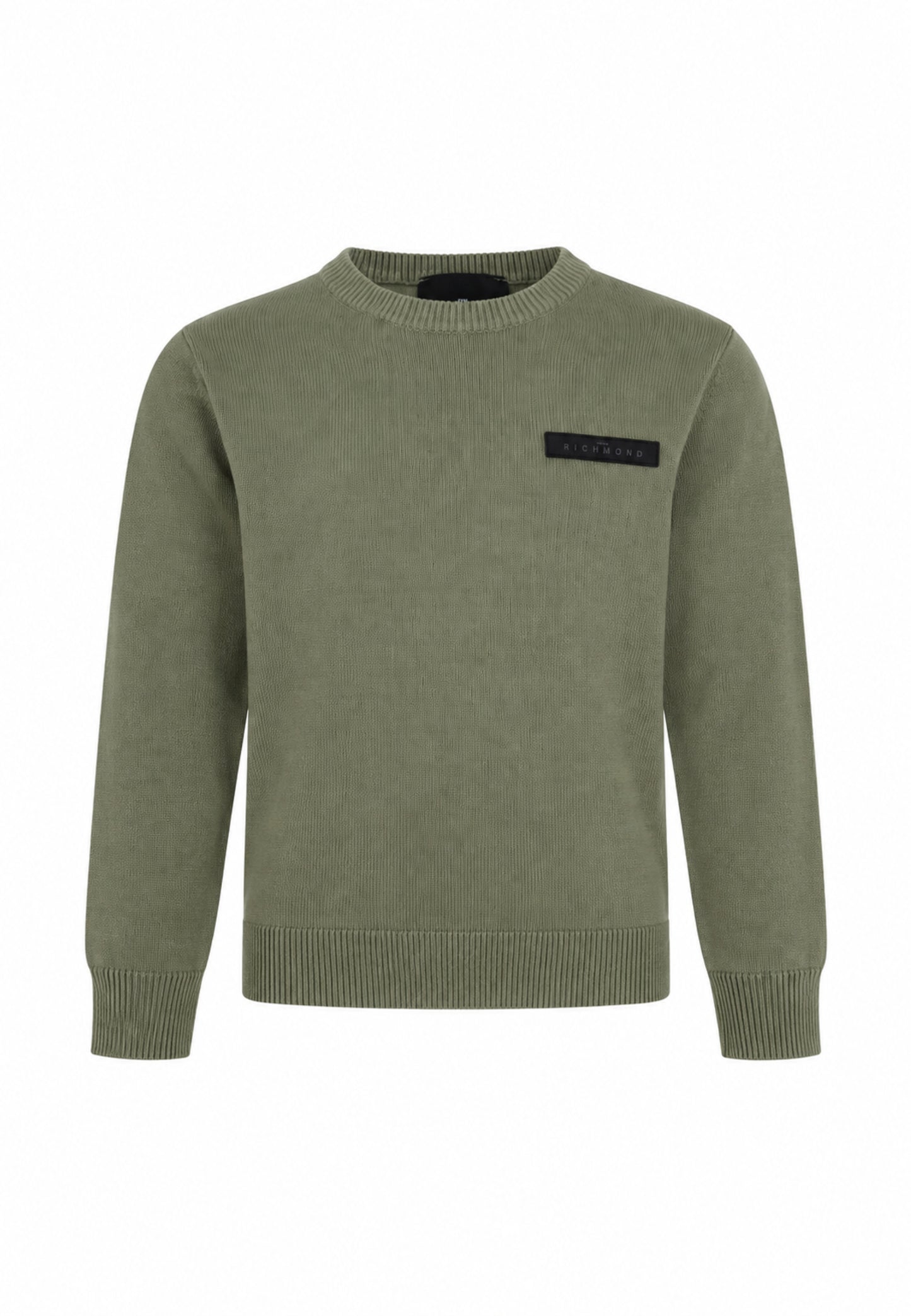 John Richmond maglia VERDE SCURA CON TAGHETTA APPLICATA Bambini e ragazzi rba26026ma.ver_