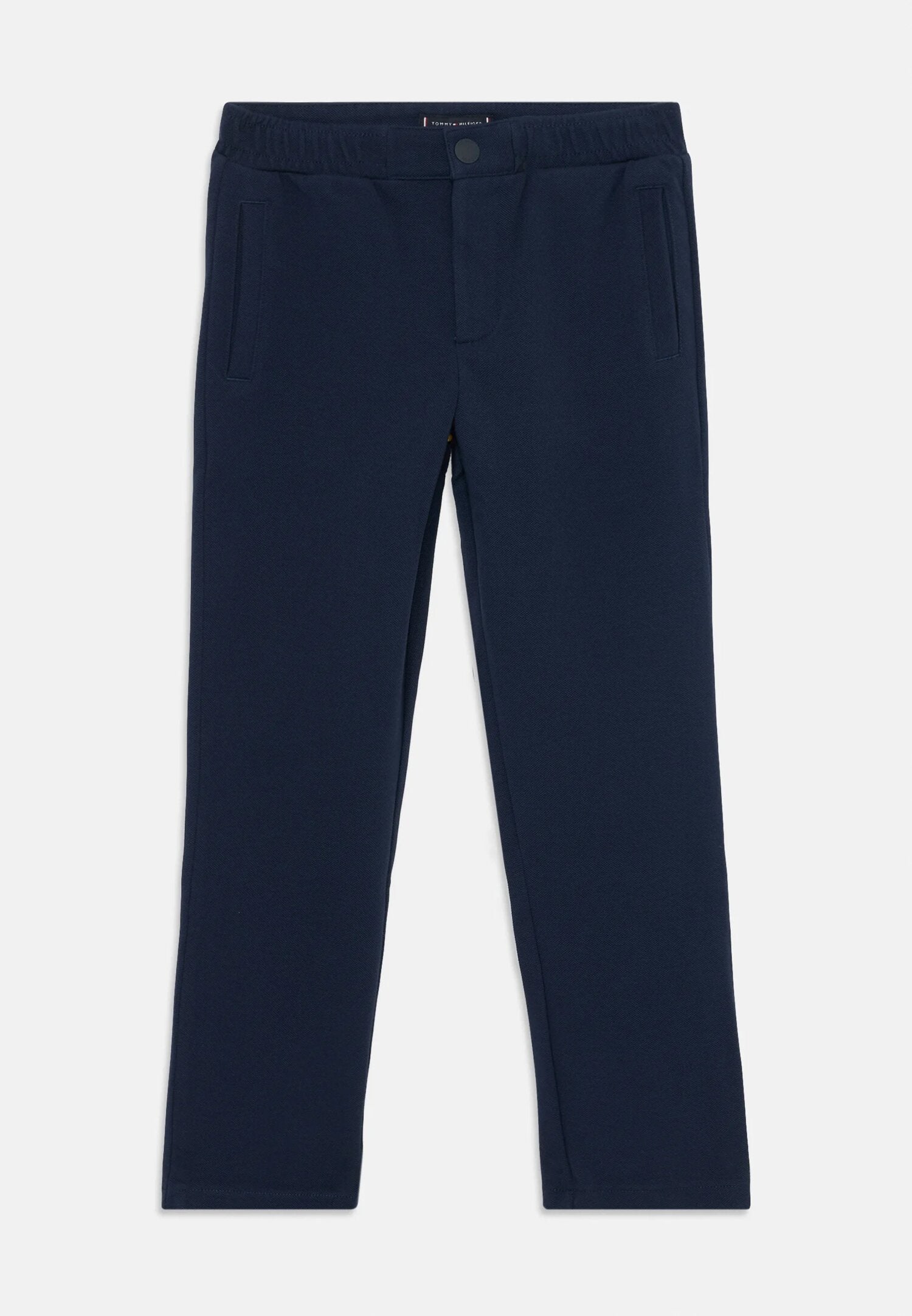 Tommy Hilfiger Pantalone Ragazzo Blu Vita Regolabile Quotidiano In Cotone KB0