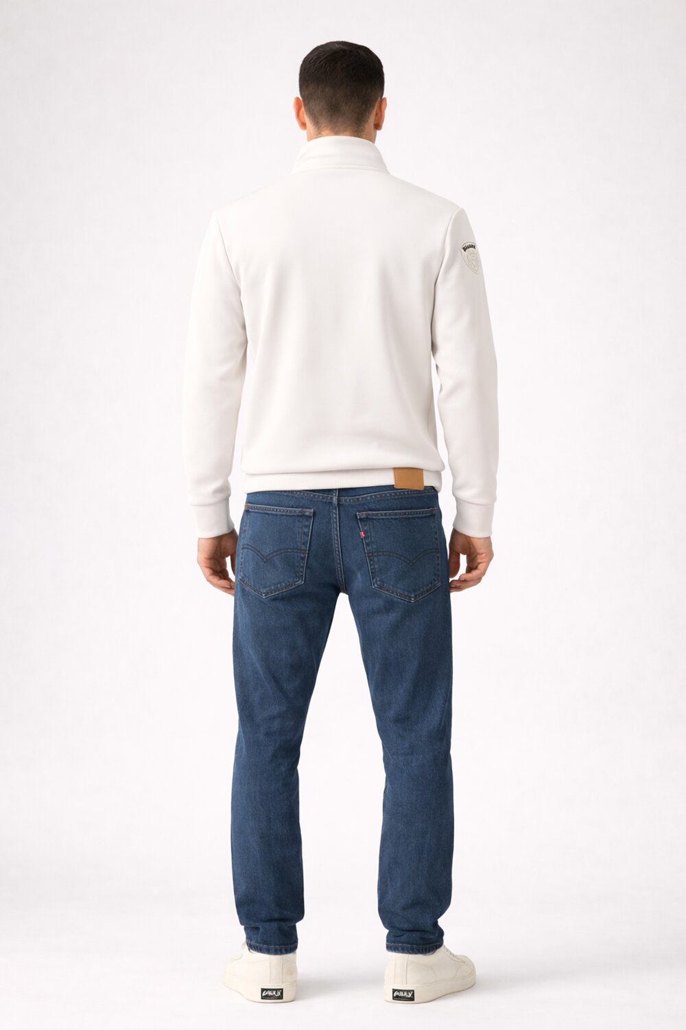 Blauer Usa Giubbino Blauer Panna Uomo Collo Alto 747470_