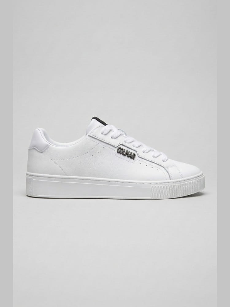 Colmar scarpe bianche uomo logo sul lato