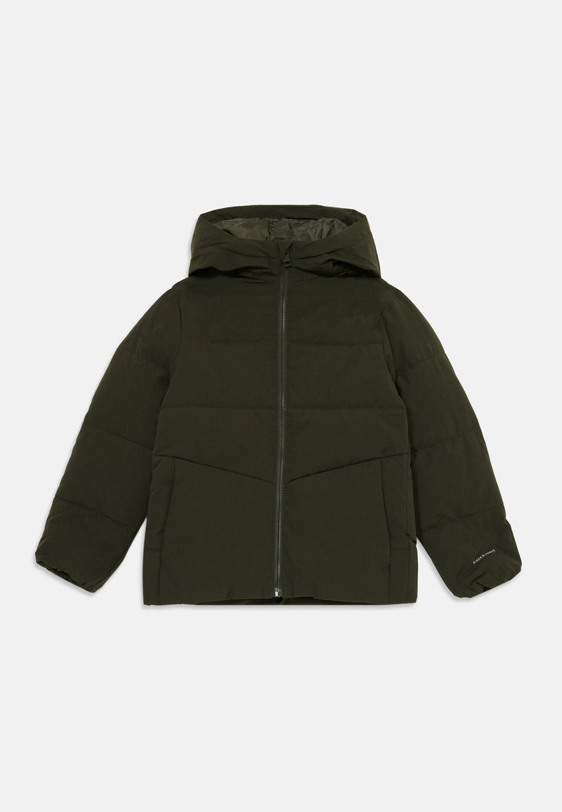 Jack & Jones giacca invernale verde oliva bambino e ragazzo imbottita - VERDE | CammarataMode