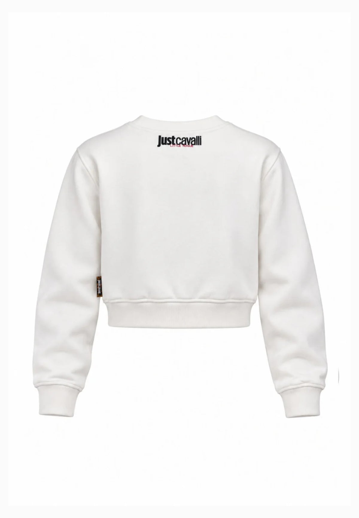 JUST CAVALLI completo bianco con felpa a girocollo e leggings Bambine e ragazze jga26176fe.bia_