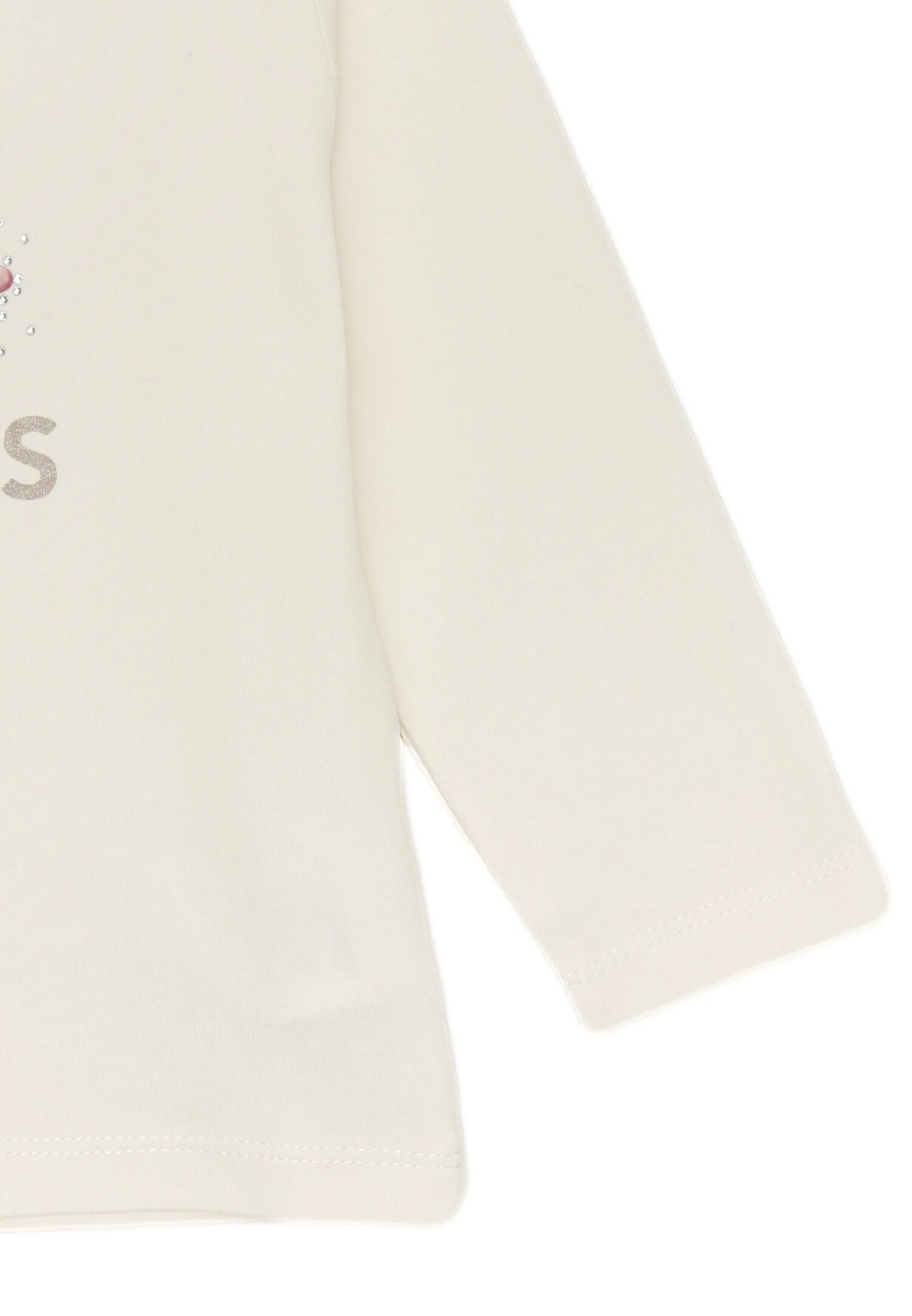 Roy Rogers Maglietta Neonata Fox Manica Lunga - Off White