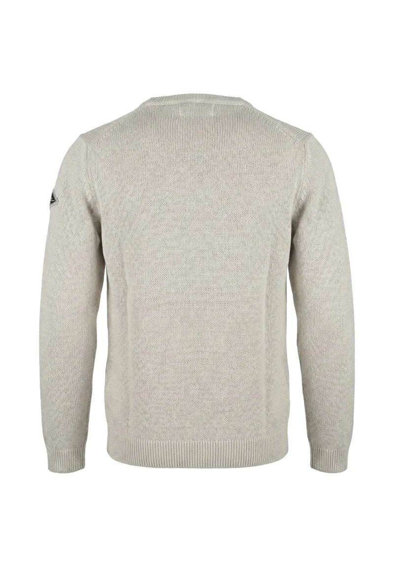 Roy Roger's Maglioncino Beige Con Logo Sul Braccio Bambino RG109_