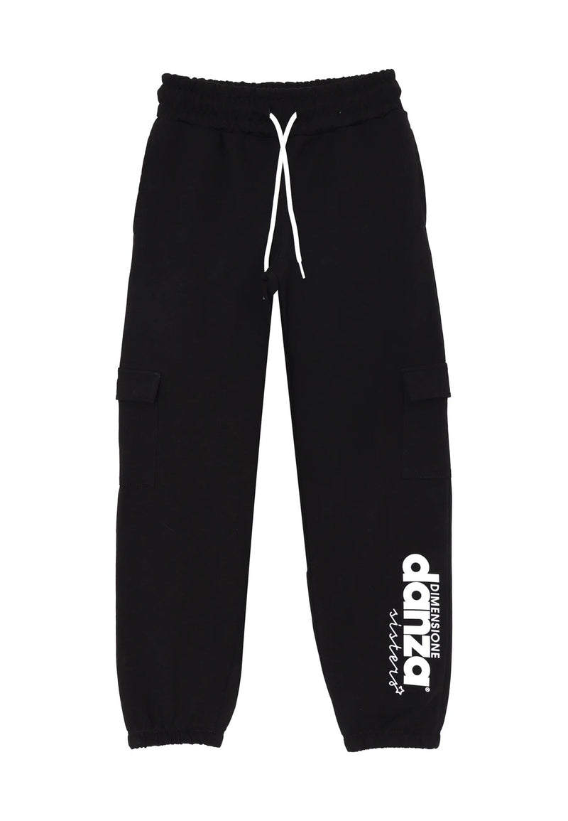 Complete Size Dance Black with White Logo for Girls Spring Summer 2025 - BLACK | CammarataMode