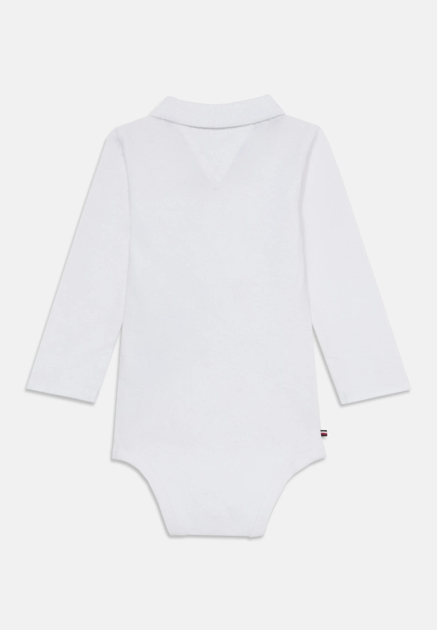 Tommy Hilfiger Polo Body Bianca Neonato KN0KN02075YBR_