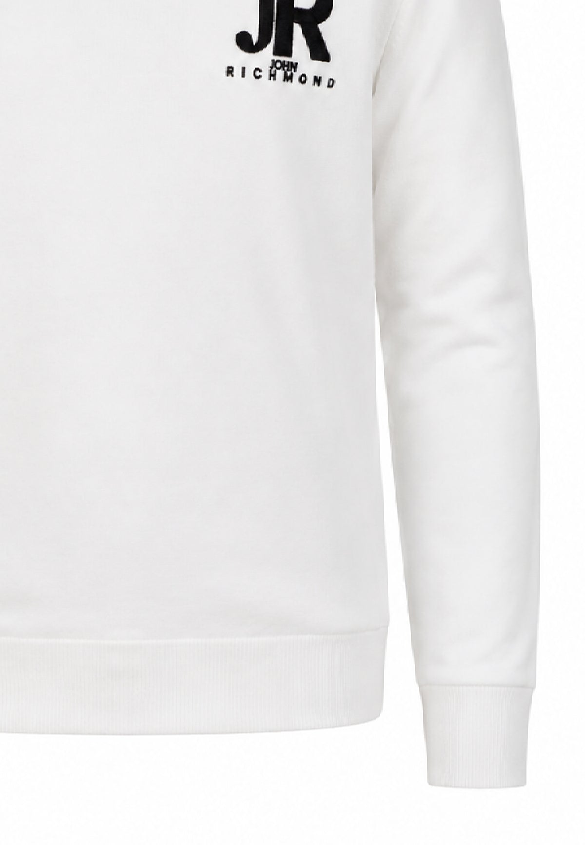 John Richmond maglia panna con logo JR sul petto Bambini e ragazzi rba26168ma.panna_
