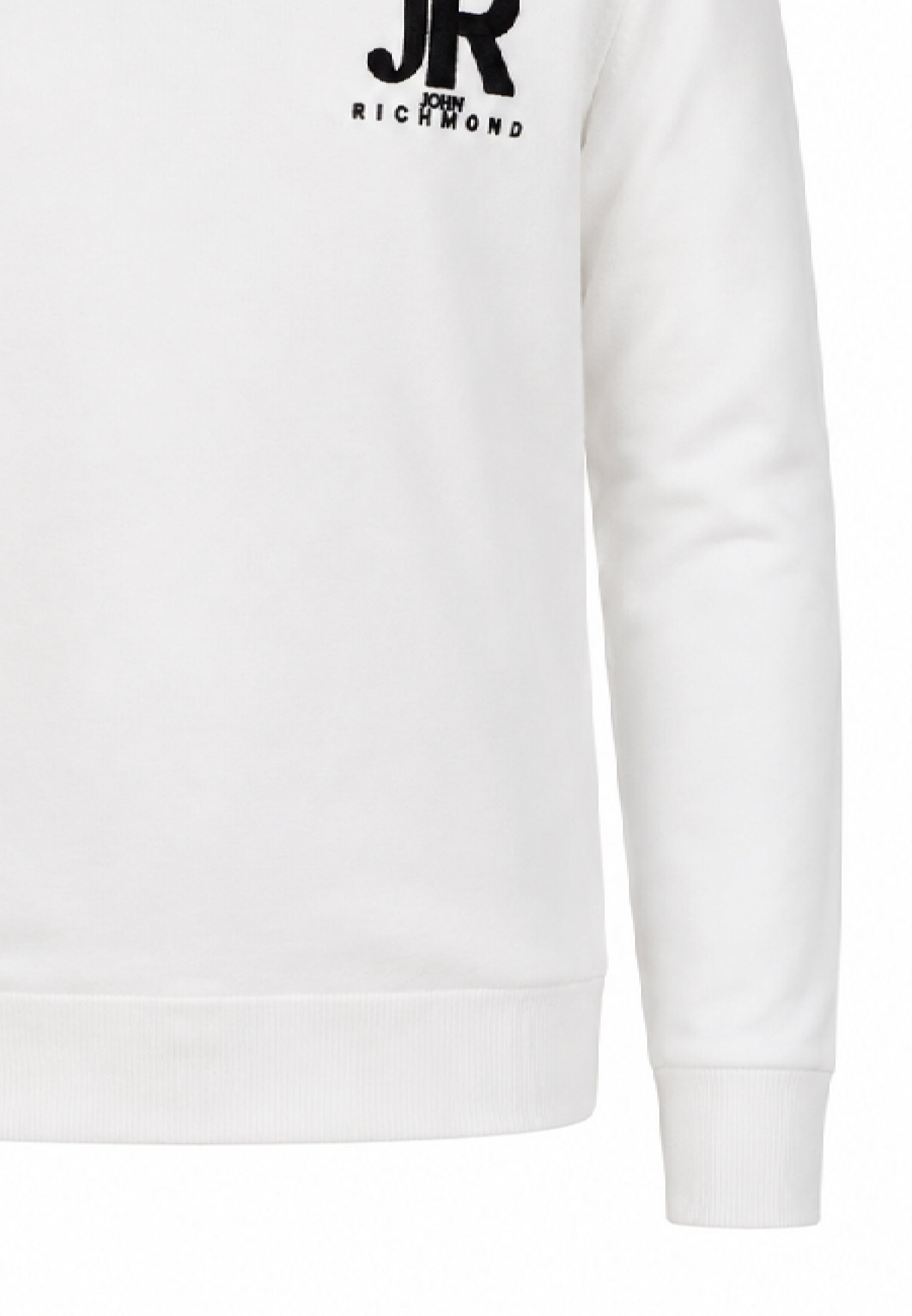 John Richmond maglia panna con logo JR sul petto Bambini e ragazzi rba26168ma.panna_