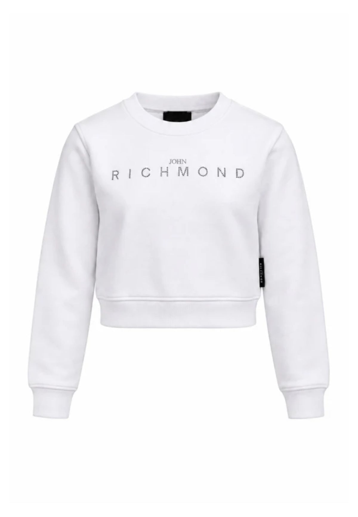 John Richmond completo con felpa bianca a girocollo e leggings Bambine e ragazze rga26085fe.bia_