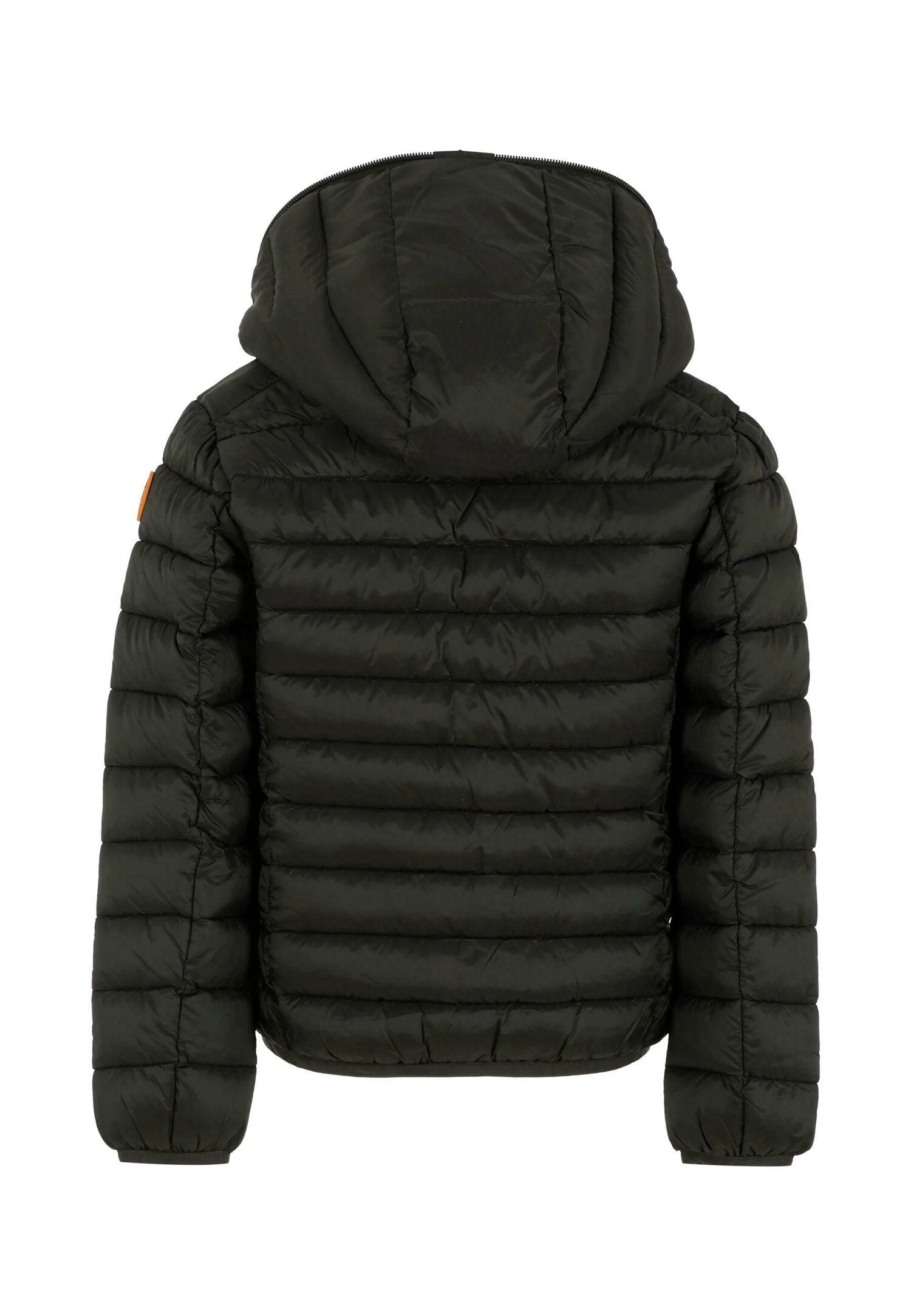 Save The Duck Giubbotto Nero Bambino In Nylon Con Cappuccio Sportivo AI25