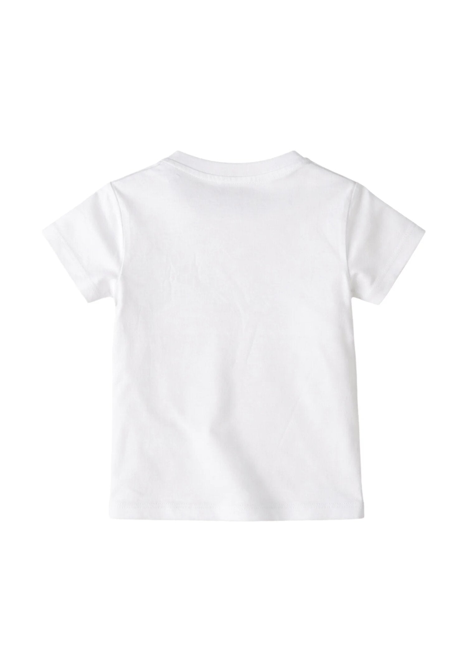 Just Cavalli t-Shirt Bianca Con Logo Grande Davanti Neonato JIP26047TS_