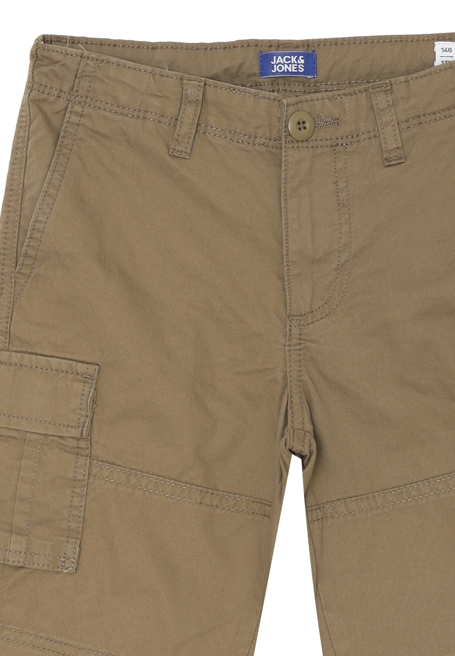 Jack &amp; Jones Bermuda Kids Beige 8-16 Years Cargo Cotton | CammarataMode