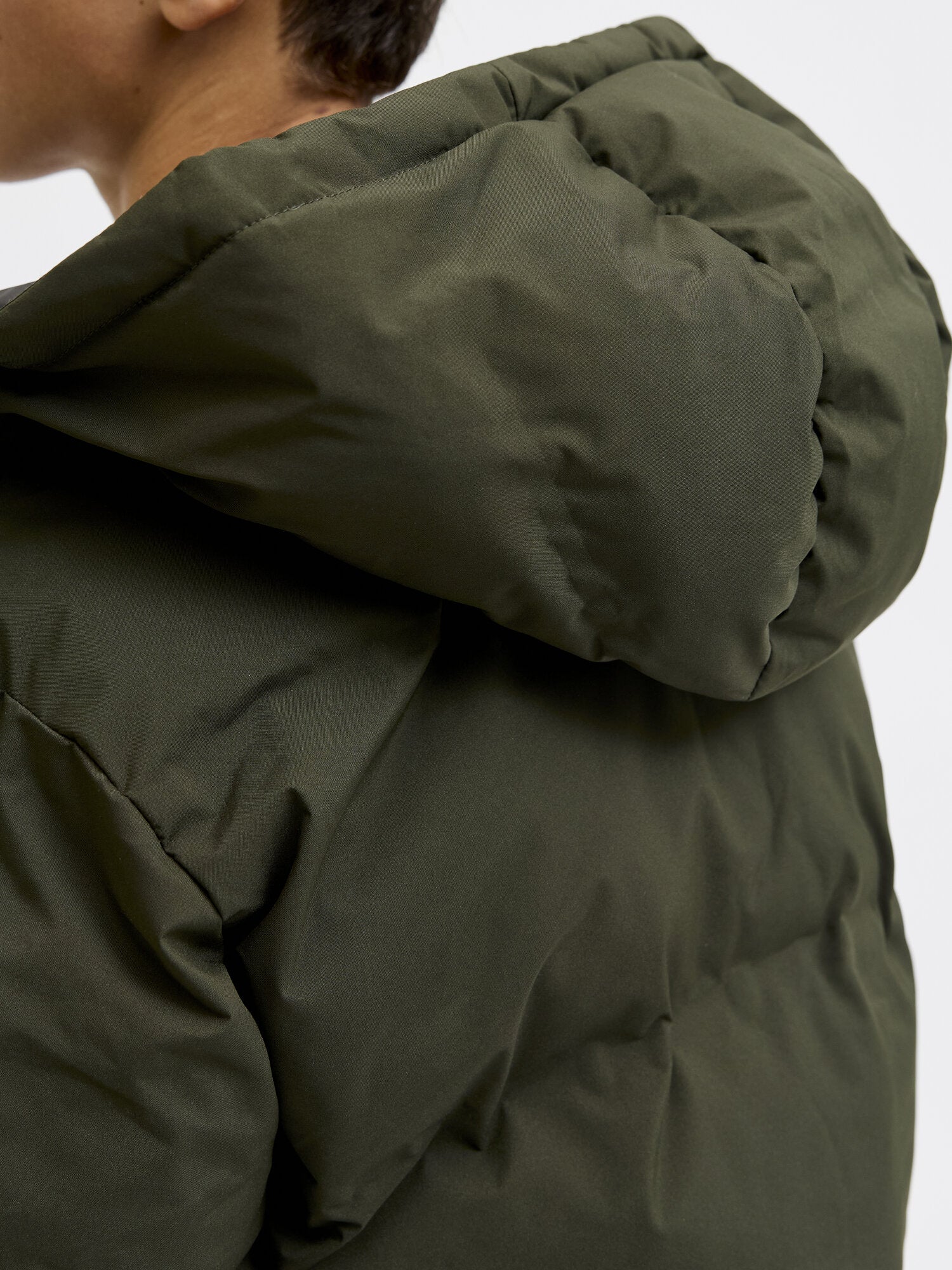 Jack & Jones Junior Giubbotto Verde Bambino In Nylon Con Cappuccio Invernale