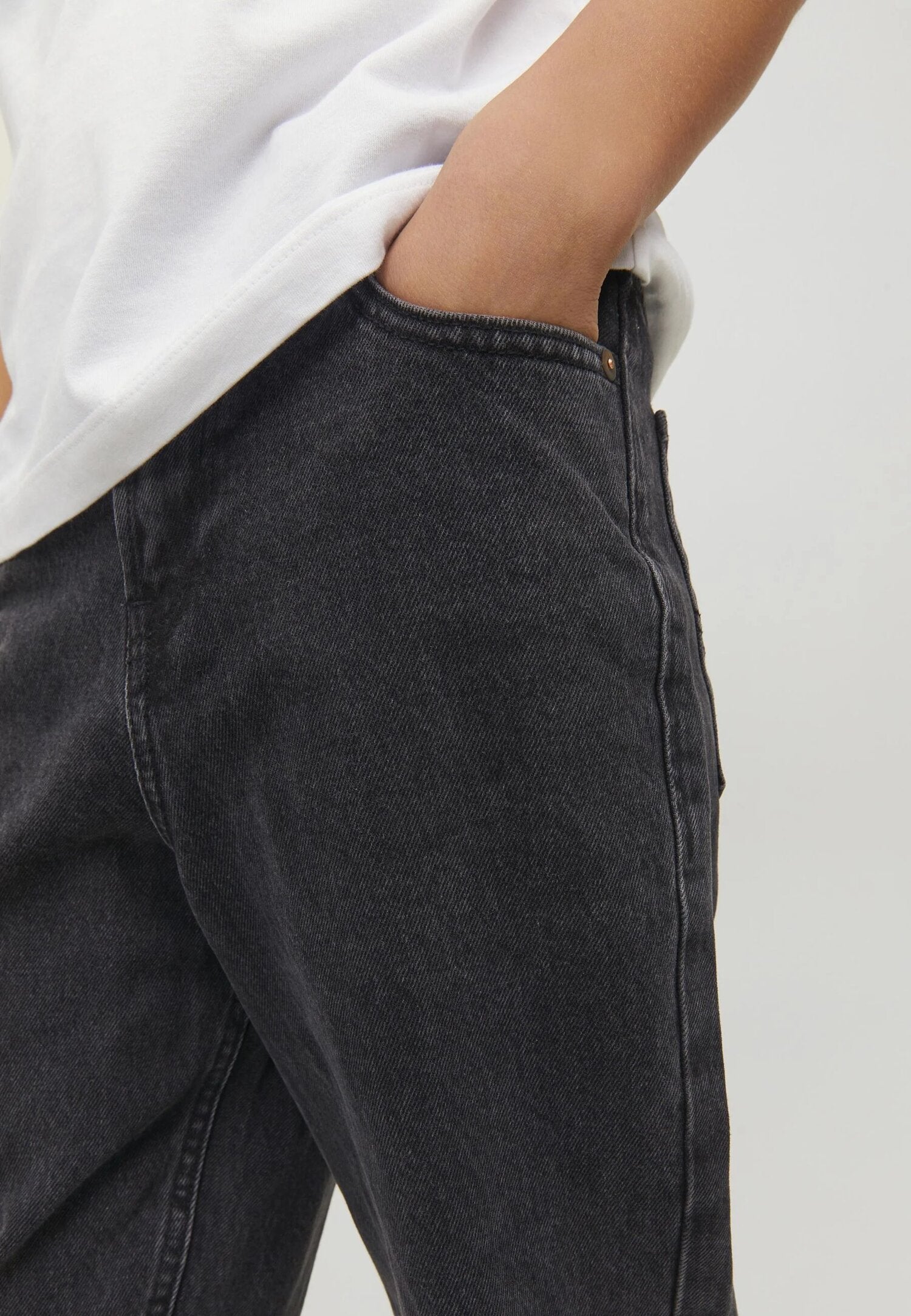 Jack & Jones Jeans Neri Fit Rilassato Bambino 12217782_