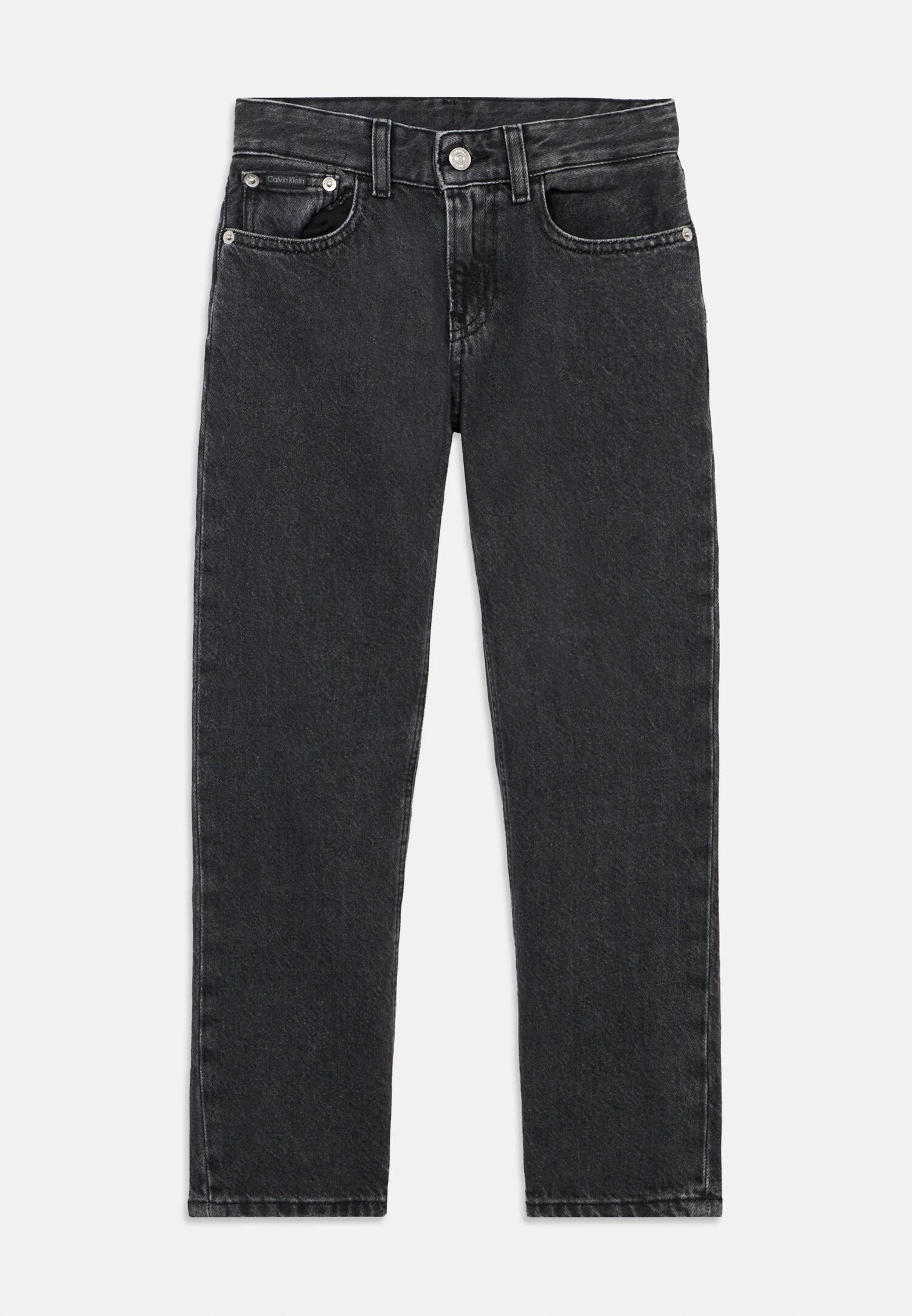 Calvin Klein Jeans Nero Bambino In Denim Slim Fit Passeggio PE26