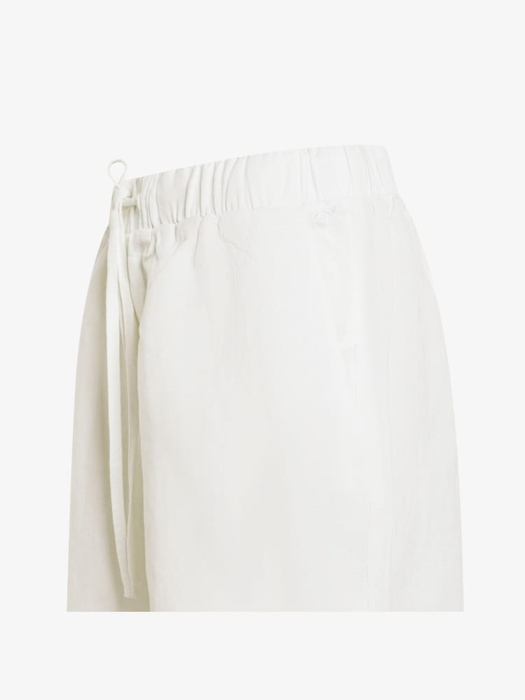 Sun68 shorts bianco donna logo sul lato