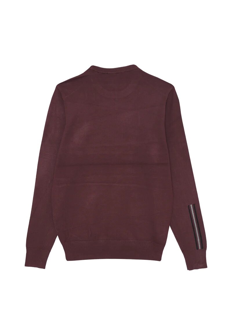 John Richmond felpa uomo berry in misto viscosa con logo - BORDÒ | CammarataMode