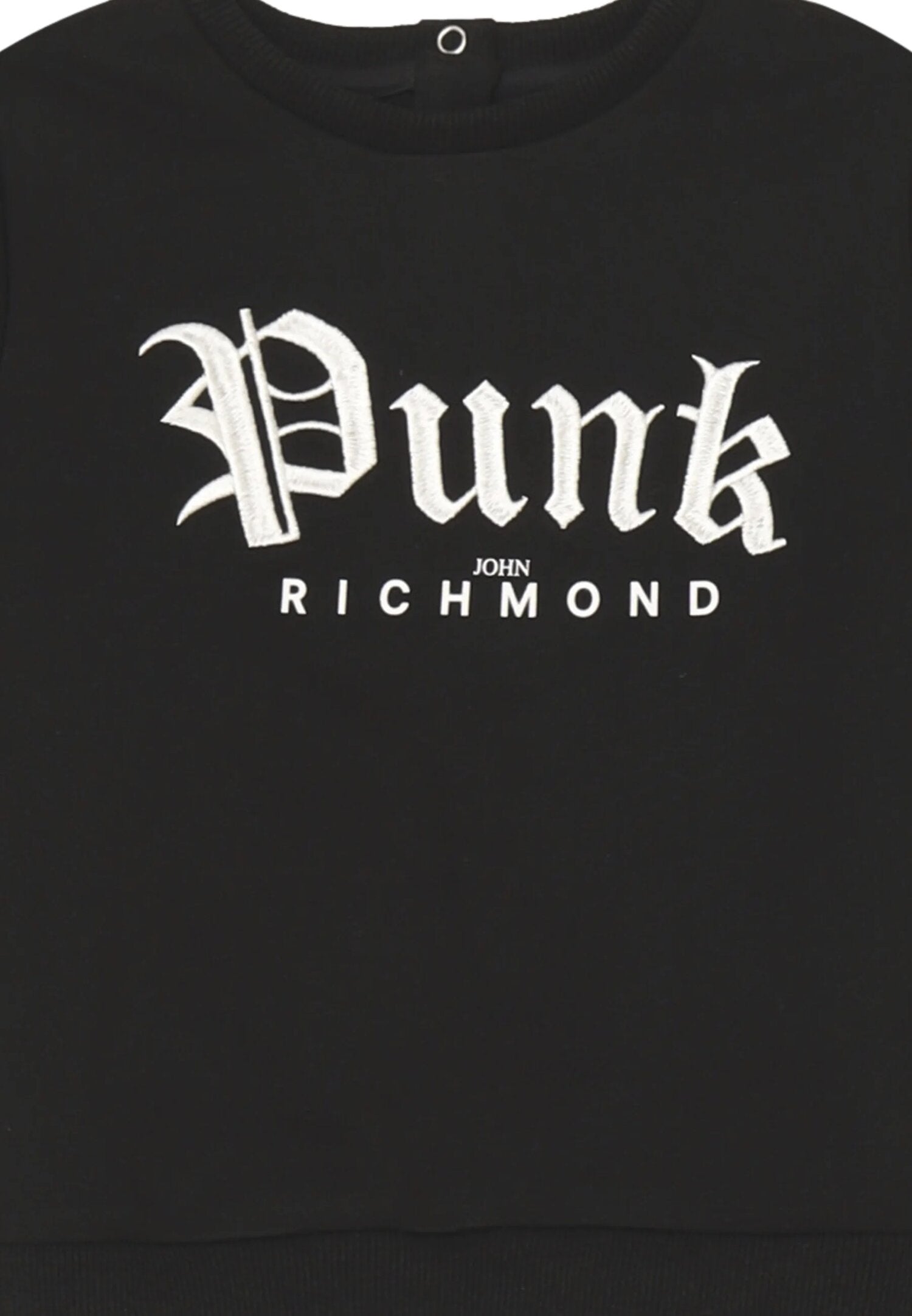 John Richmond Felpa Nero Neonato In felpa garzato Girocollo Sportivo AI25